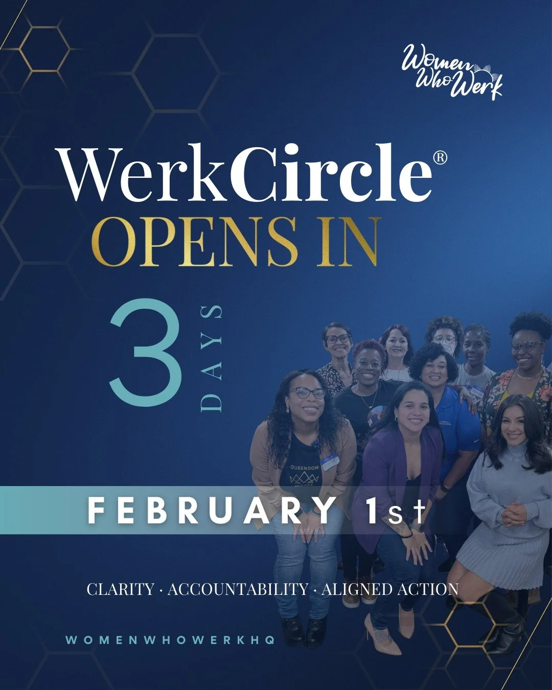 𝗚𝗲𝘁 𝗲𝘅𝗰𝗶𝘁𝗲𝗱. 𝗧𝗵𝗲 𝗰𝗼𝘂𝗻𝘁𝗱𝗼𝘄𝗻 𝗶𝘀 𝗢𝗡. 〰️⏳

WerkCircle&reg; opens in 3 days!

If you&rsquo;ve been to our events over the past 10 years, you already know the kind of energy we bring. This community is an extension of that. 

At i