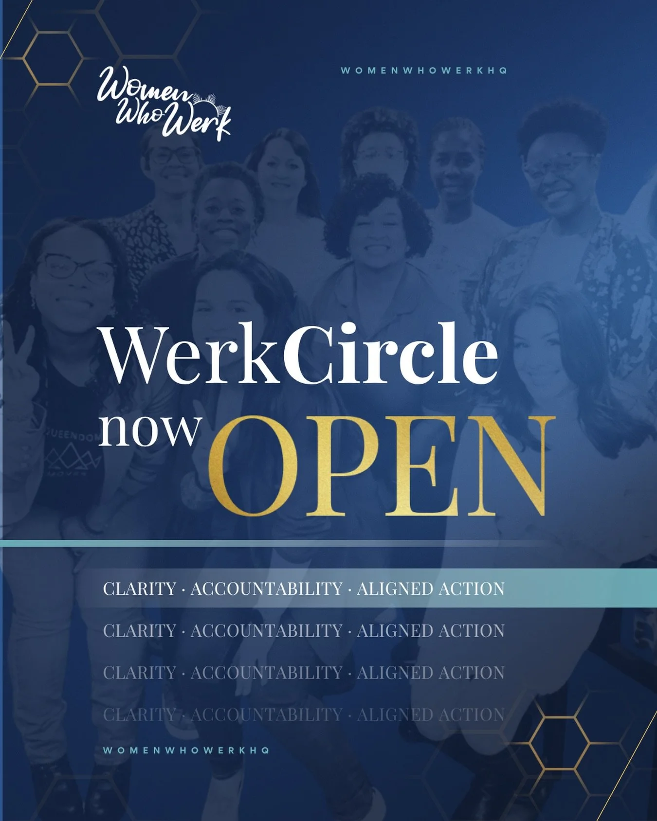 𝙈𝙤𝙨𝙩 𝙬𝙤𝙢𝙚𝙣 𝙙𝙤𝙣&rsquo;𝙩 𝙨𝙩𝙧𝙪𝙜𝙜𝙡𝙚 𝙬𝙞𝙩𝙝 𝙙𝙞𝙨𝙘𝙞𝙥𝙡𝙞𝙣𝙚&hellip; 𝙩𝙝𝙚𝙮 𝙨𝙩𝙧𝙪𝙜𝙜𝙡𝙚 𝙬𝙞𝙩𝙝 𝙛𝙤𝙡𝙡𝙤𝙬-𝙩𝙝𝙧𝙤𝙪𝙜𝙝. ♛✧

Inside WERKCircle&reg;, women are getting clear on what actually matters and making aligned