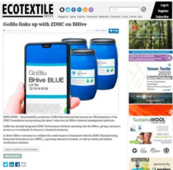 The BHive? featured on Ecotextile News