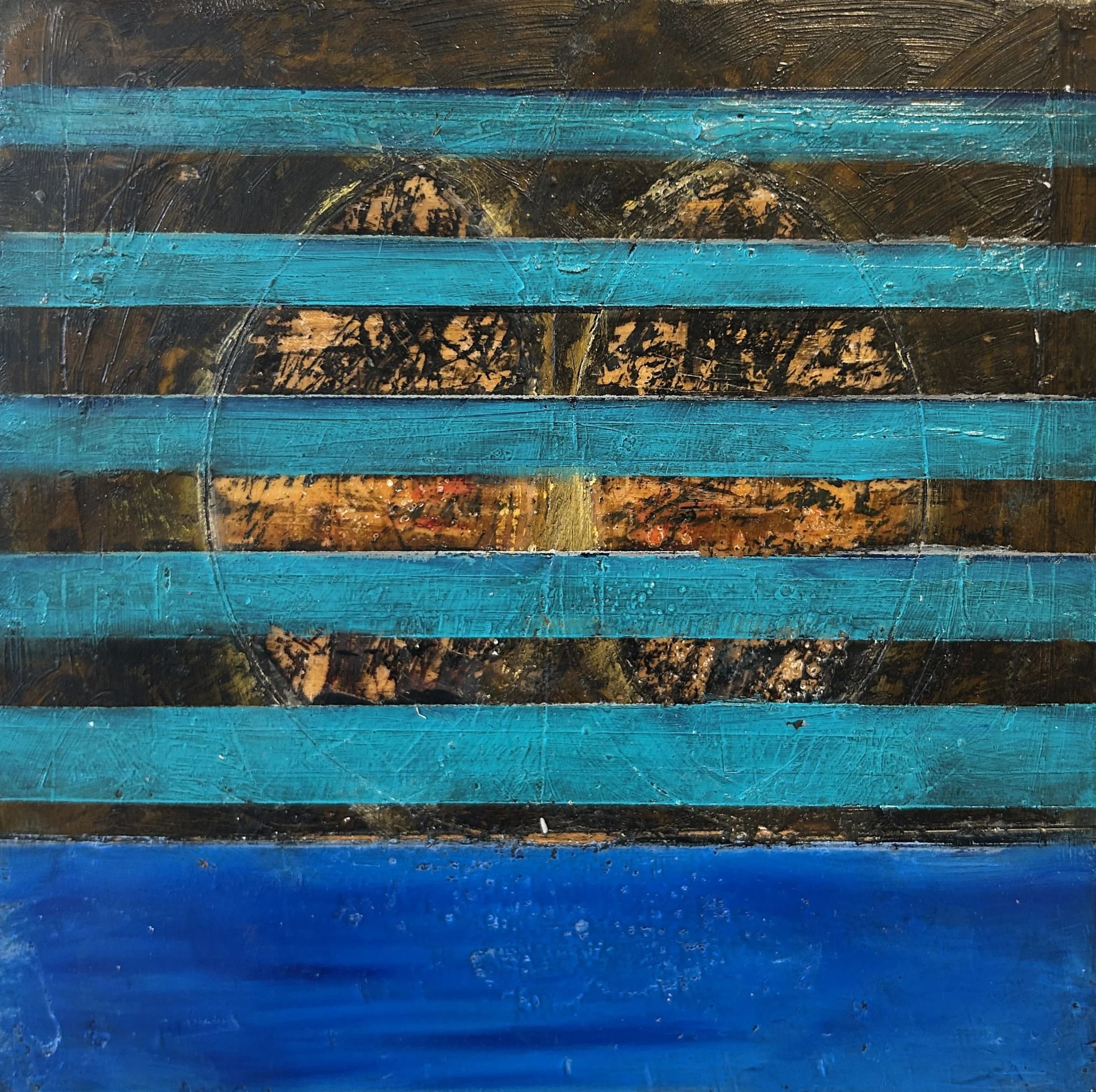 Susan Squires - Two Behind Blue Stripes
