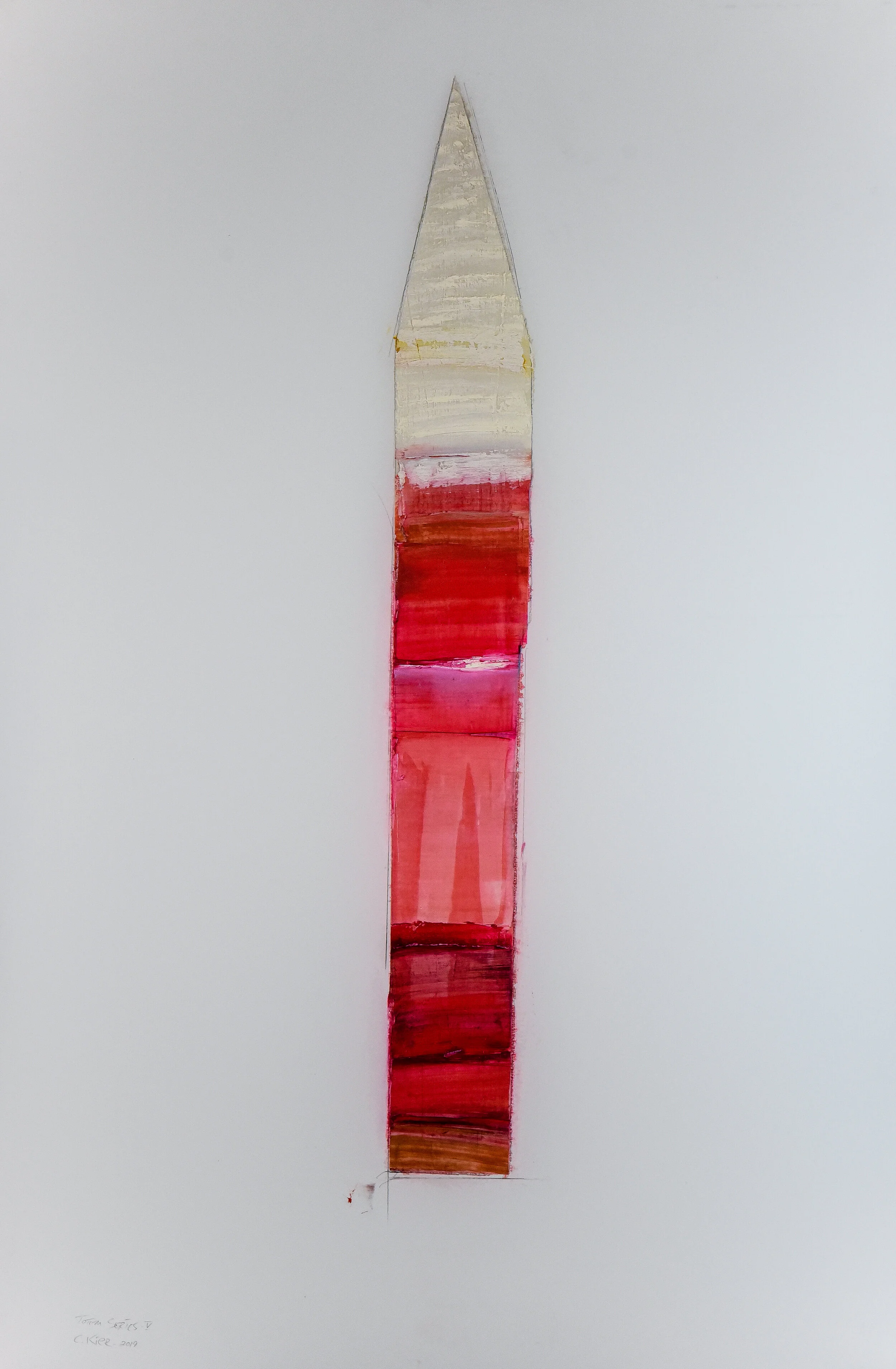 Kier_Totem Series V_encaustic on mylar_36 x 24 inches_2019.jpg