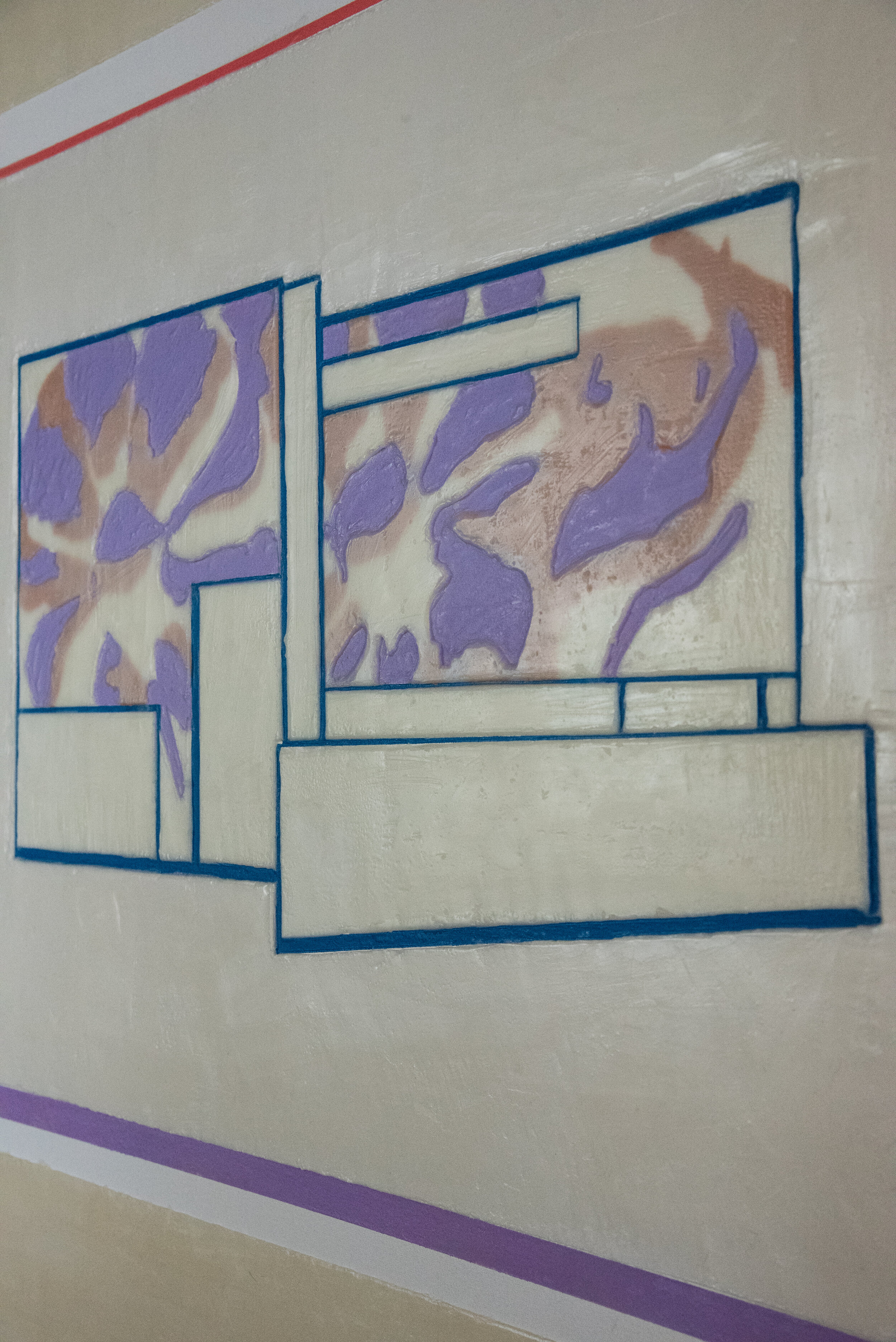 Kier_Camouflage Series-Cul De Sac, Study 1_Encaustic Wax on Canvas_36x36 inches_2016_Detail-3.jpg