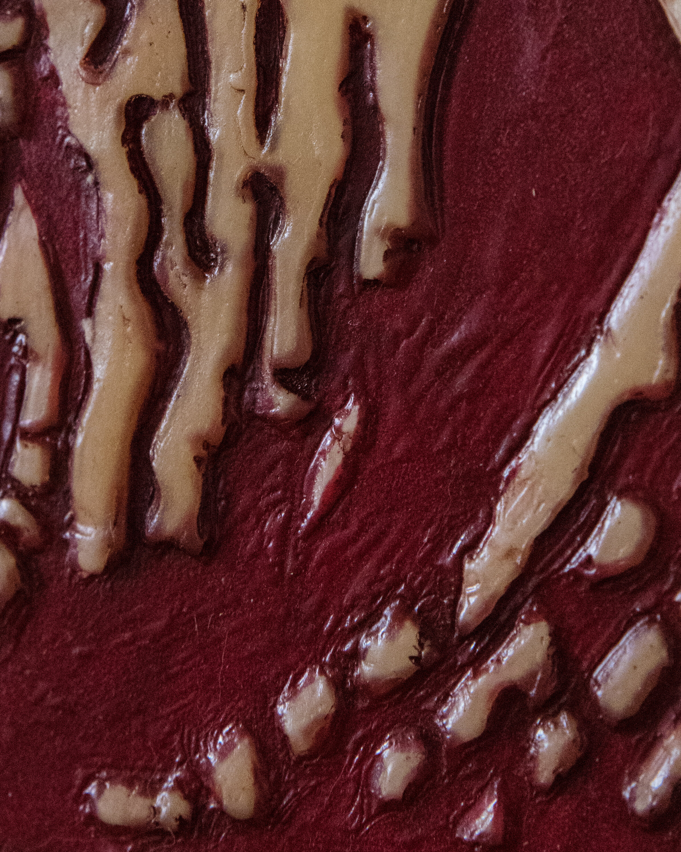 Kier_Camouflage Study 2_Encaustic Wax + Oil on Panel_8x8 inches_2018_Detail-3.jpg