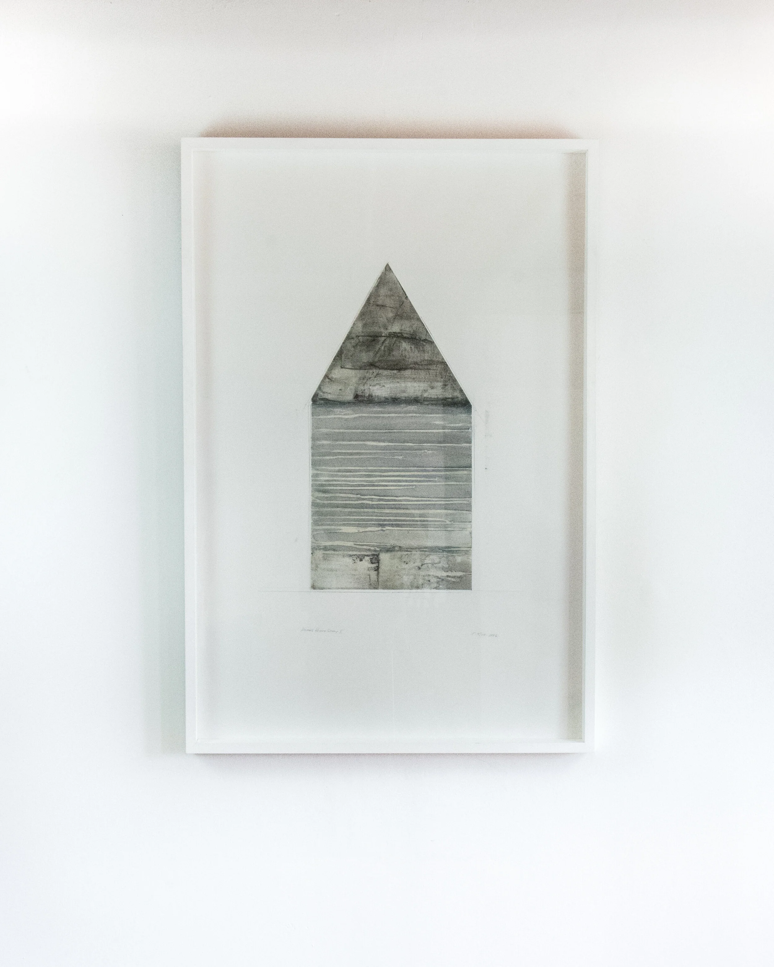 Kier_Domus Redux Study 1_Encaustic Wax + Oil on Frosted Mylar_42x28 inches_2018_Gallery Wall-2.jpg