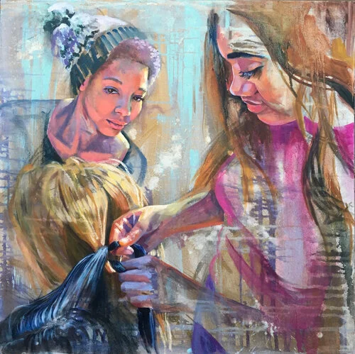 Curry_Tied+Together_mixed+media+on+panel_30x30+inches_2019.jpg