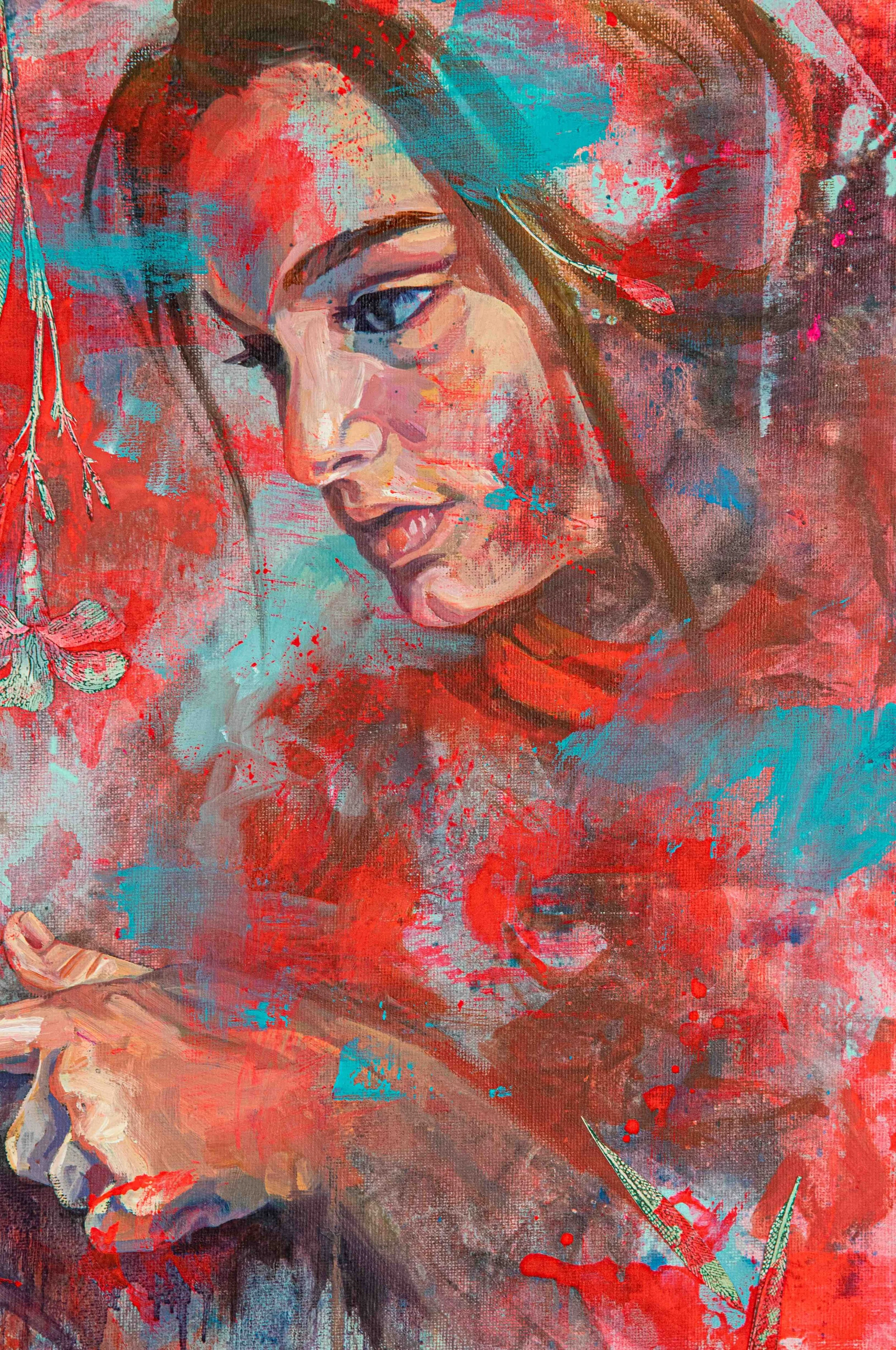 Curry_Pointing Fingers_mixed media on panel_25.5x2x19.5%22_2019_Detail-2.jpg