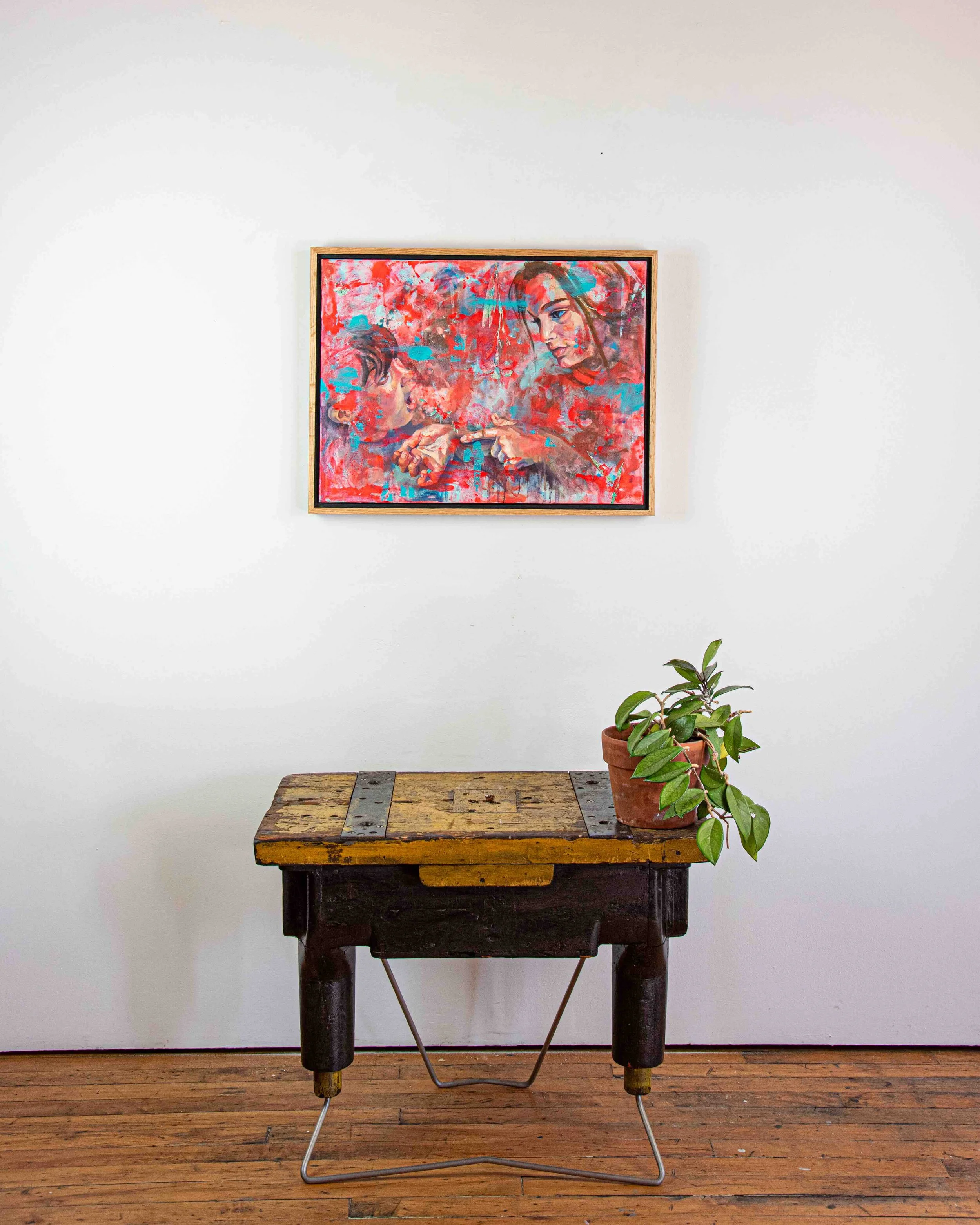 Curry_Pointing Fingers_mixed media on panel_25.5x2x19.5%22_2019_Gallery Wall-1.jpg