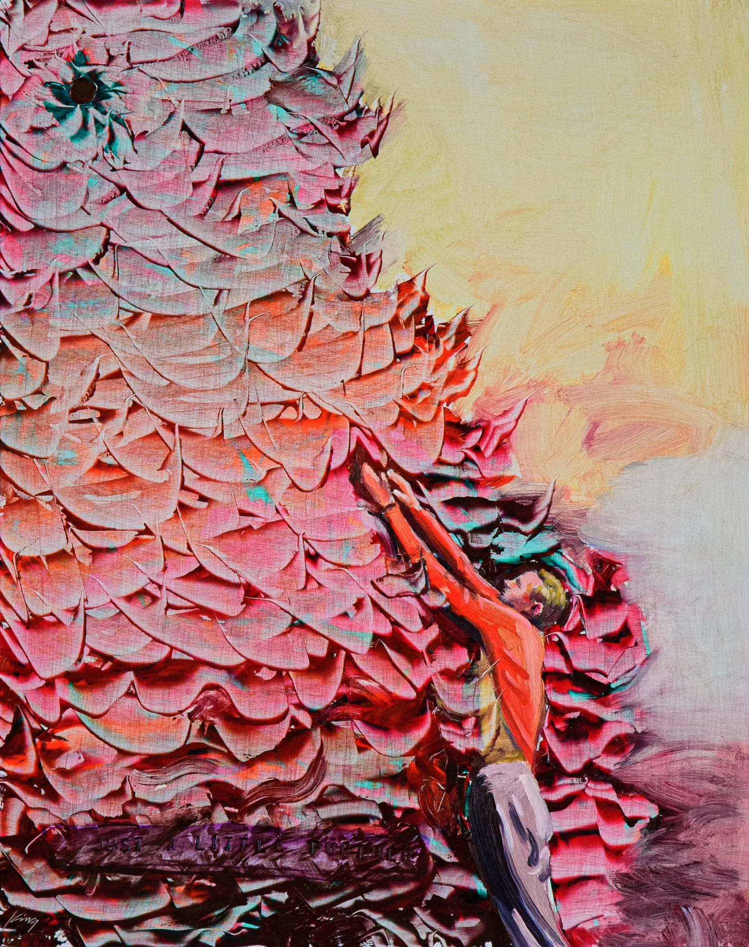 David King_Just a Little Further_oil on aluminum_15”L x 2”W x 19”H_2021 (3 of 6).jpg