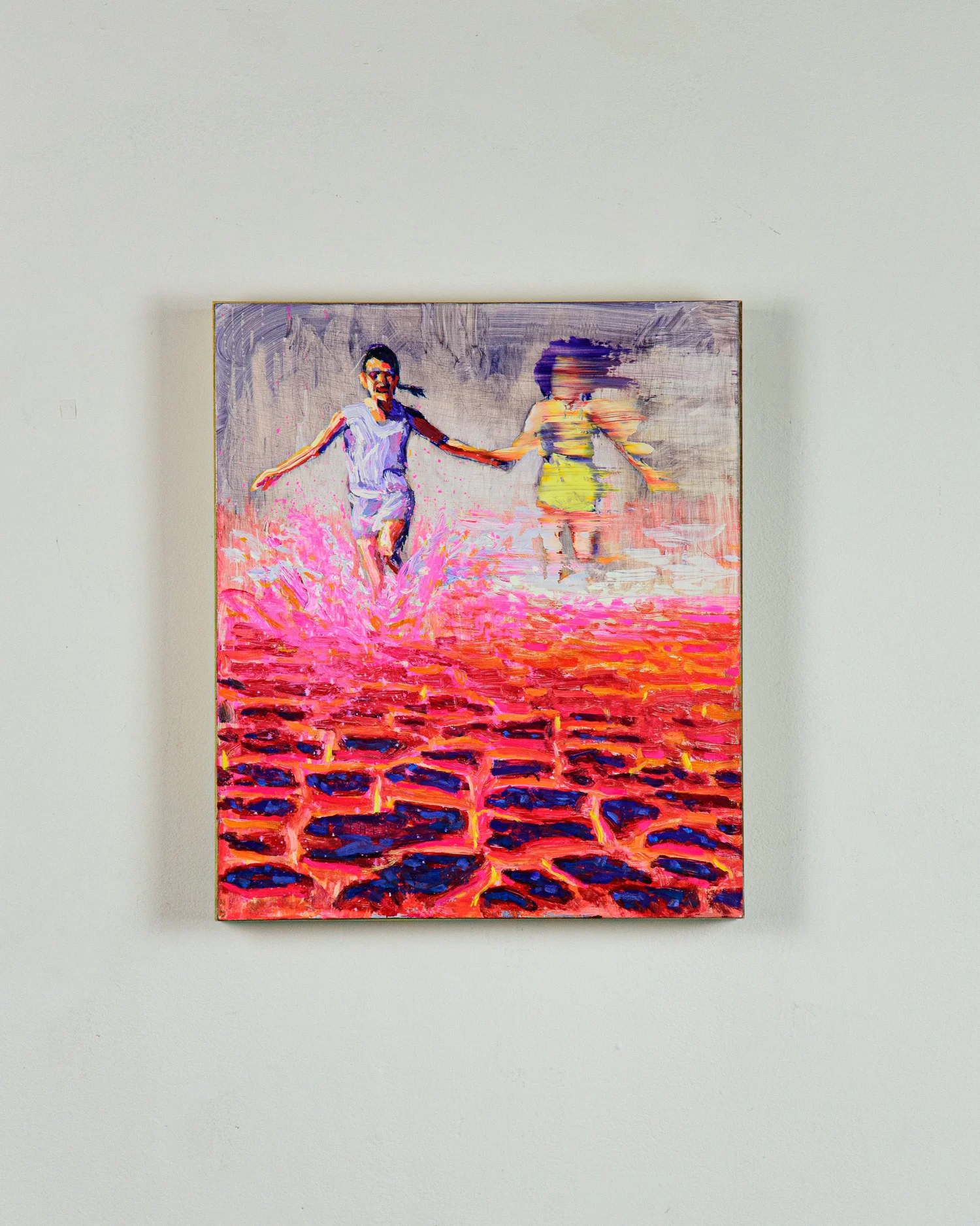 David King_Lava-Field_oil on aluminum_14”L x 2”W x 16”H_2021 (2 of 5).jpg