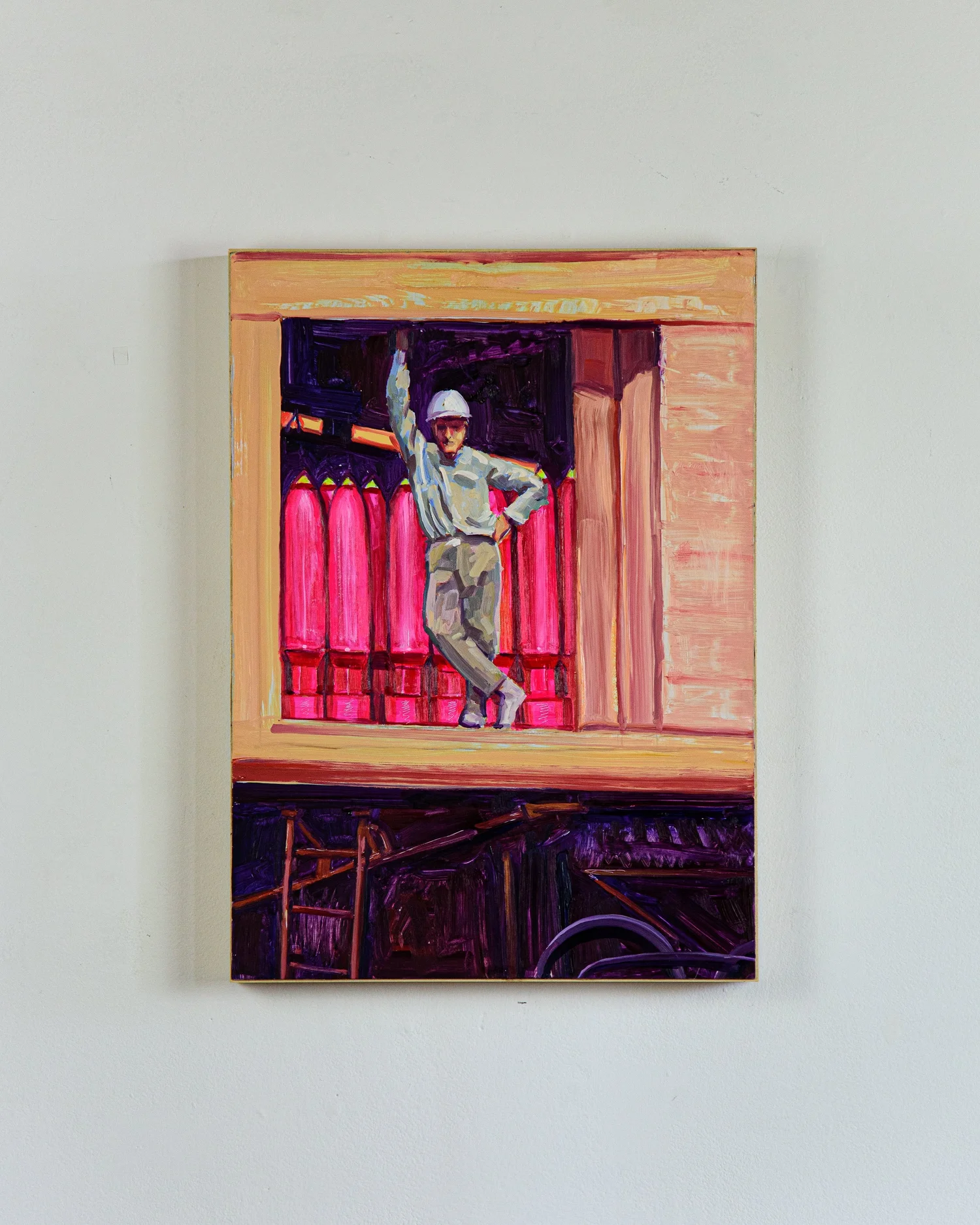 David King_Cargo_oil on aluminum_15”L x 2”W x 20.5”H_2021 (2 of 4).jpg