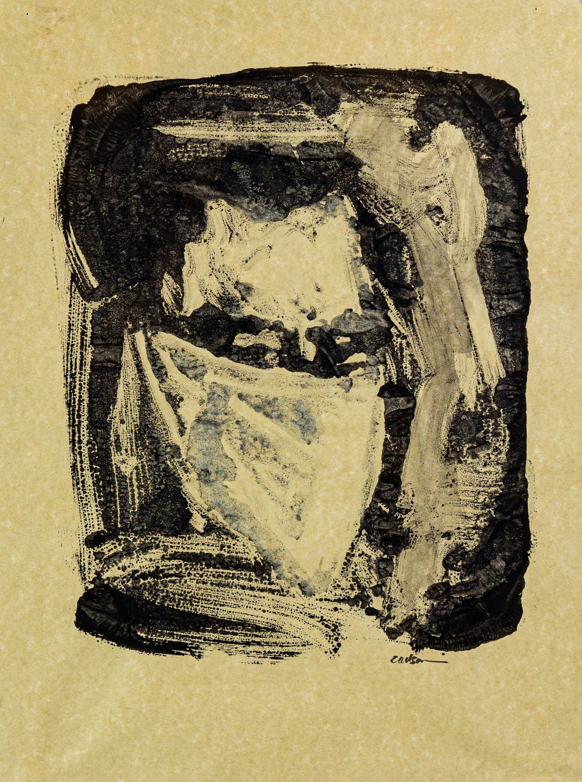 John+W.+Carlson_Masked+Man_Ink+on+paper_19%E2%80%9DL+x+24%E2%80%9DH_year+TBD_%28black+metal+frame+behind+plexi%29+%281+of+3%29.jpg