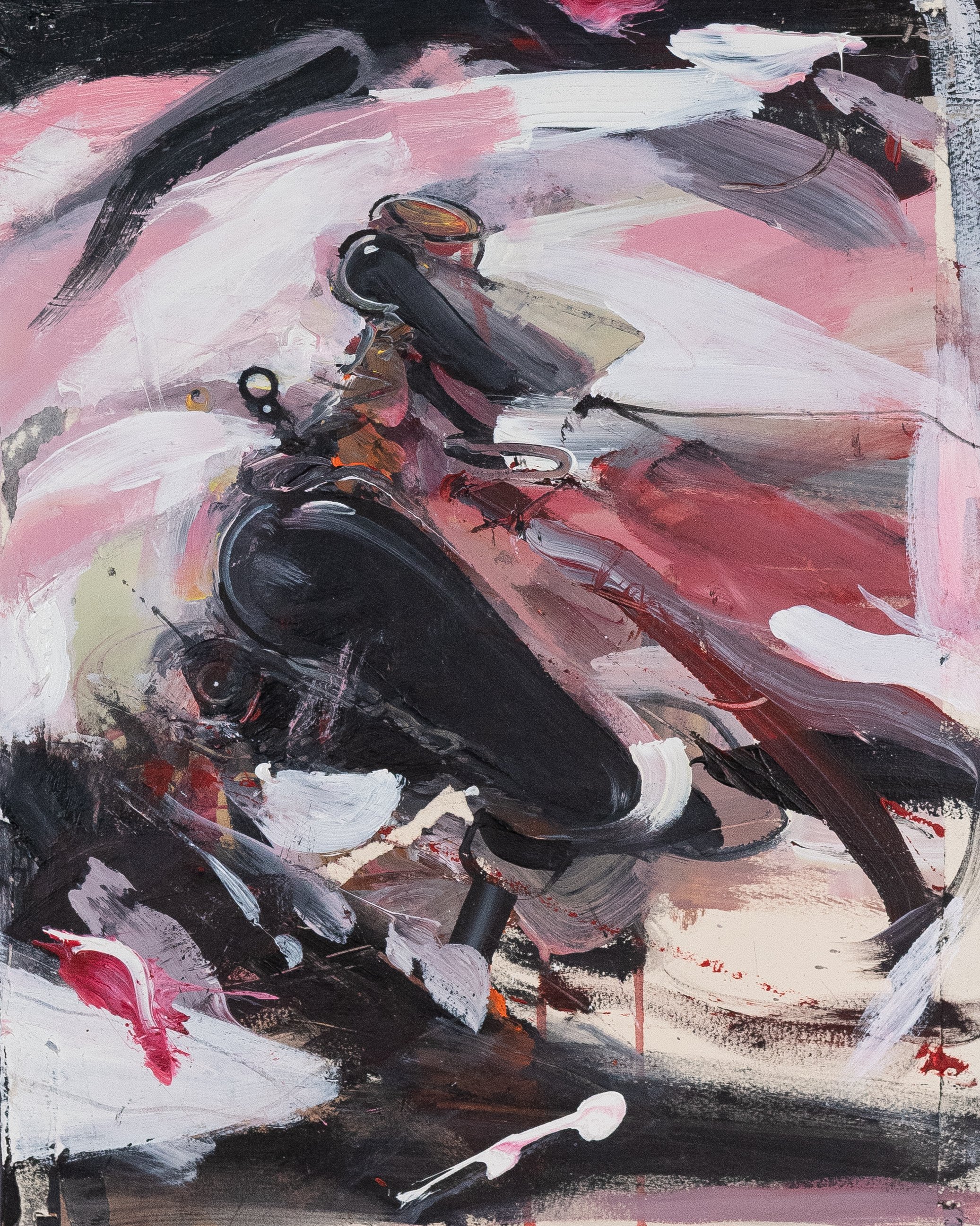 Randall Tiedman_Autumnal Ride_acrylic on paper_16%22x20%22_1990's (3 of 3).jpg