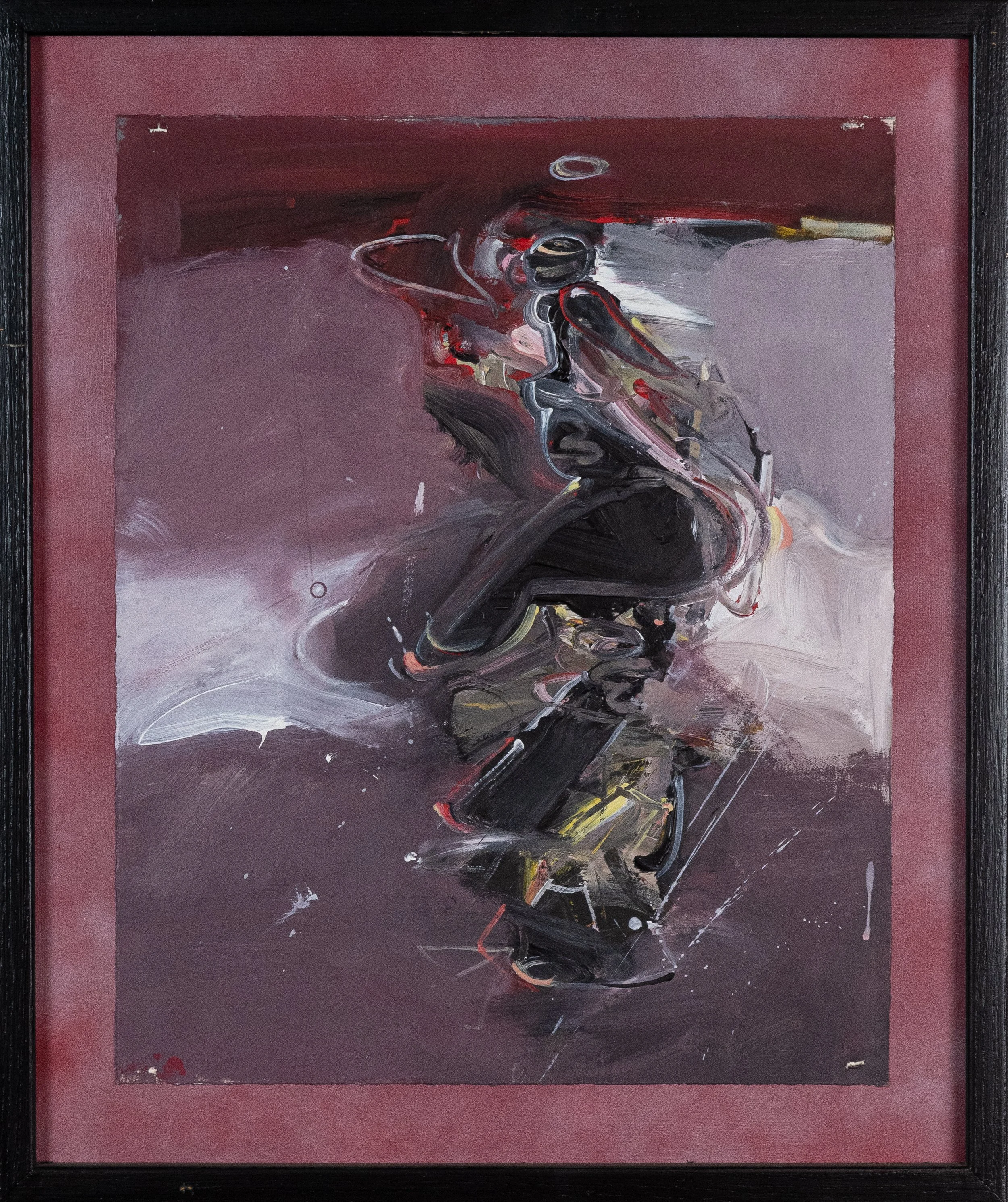 Randall Tiedman_Black Ladies_acrylic on paper_16%22x20%22_1990's (2 of 3).jpg