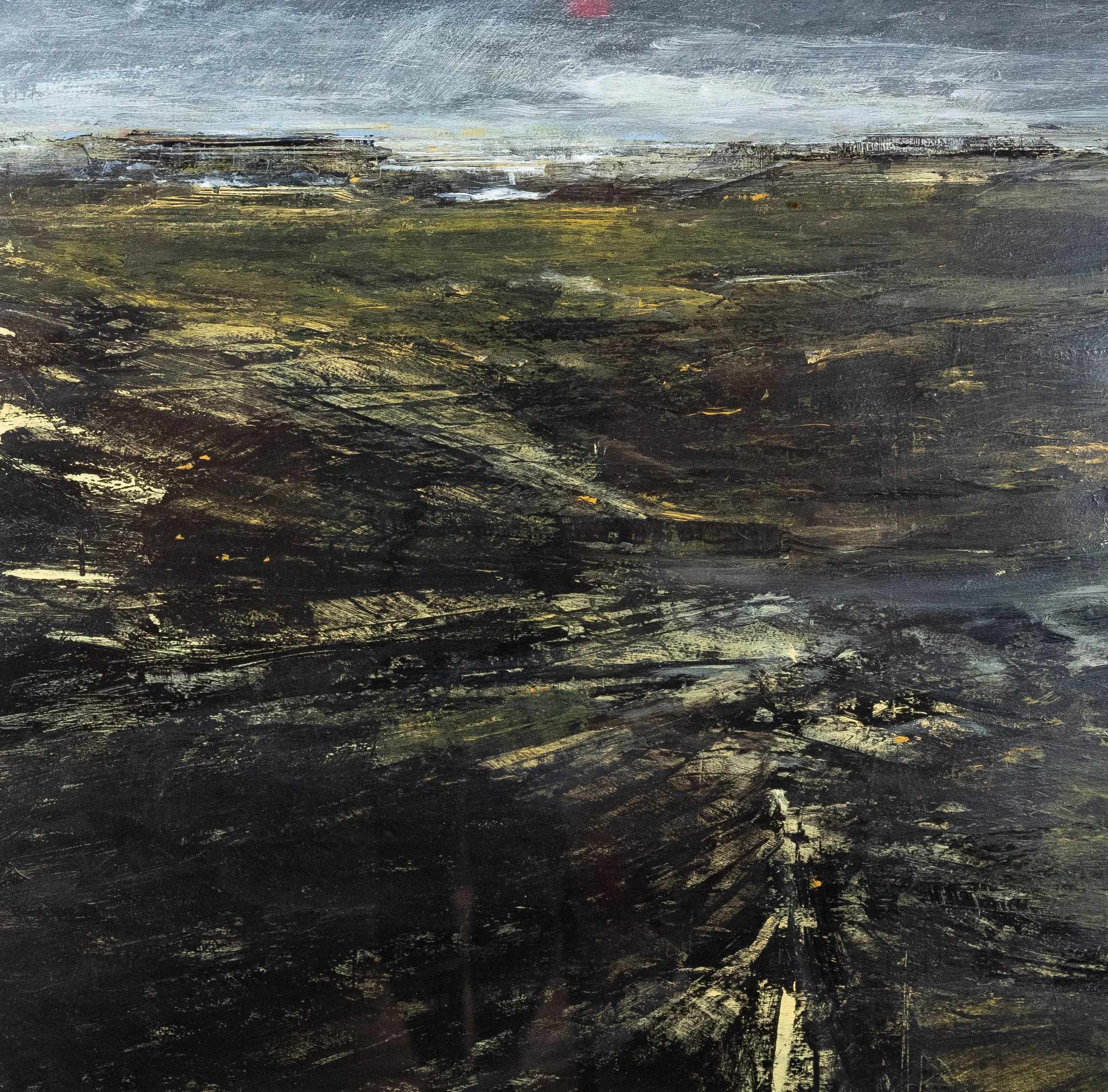 Randall Tiedman_Lamination in Black & Gray_acrylic + oil on paper_29%22x29%22_2011 (2 of 2).jpg