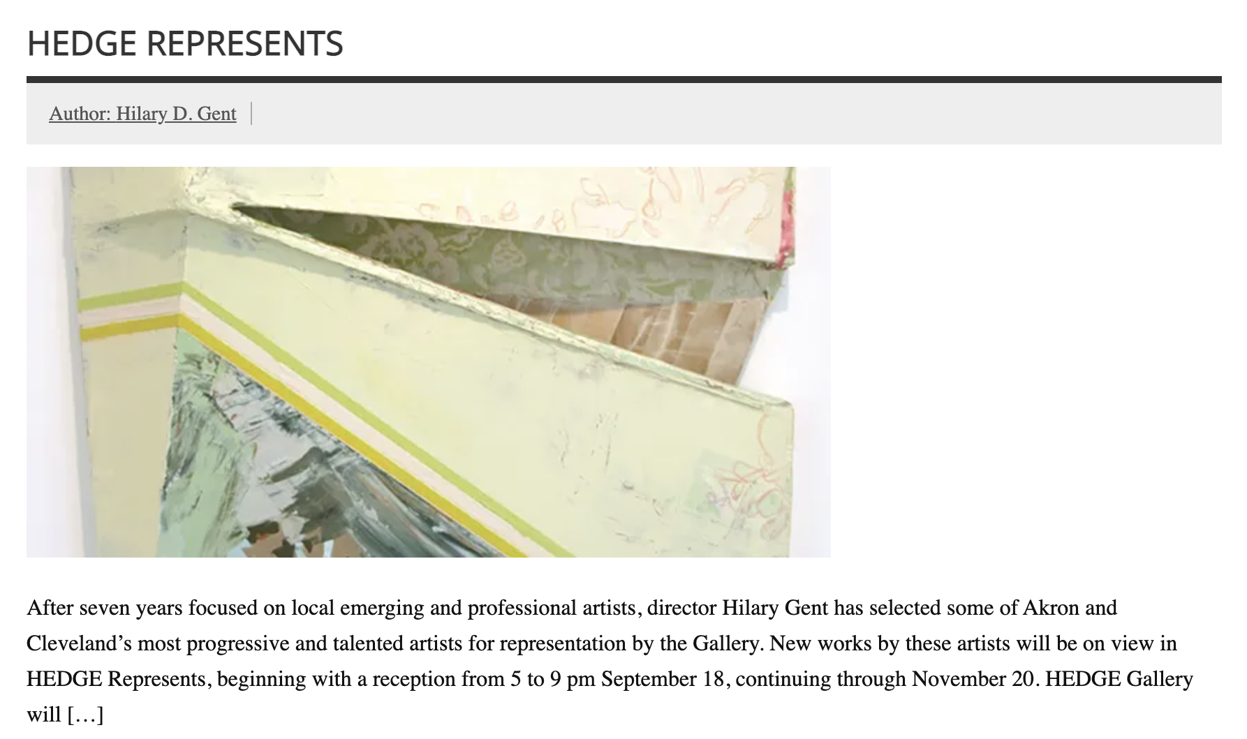 CAN Journal |  HEDGE Represents
