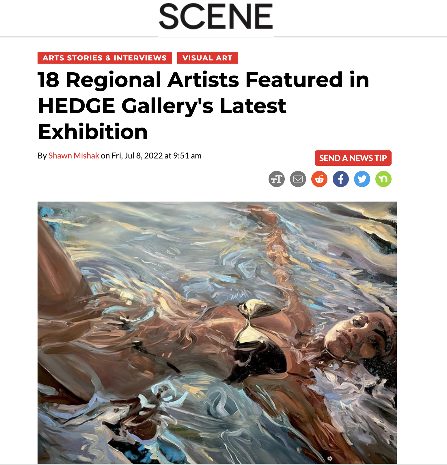 Cleveland Scene | 18 Regional Artists Featured in HEDGE Gallery's Latest Exhibition