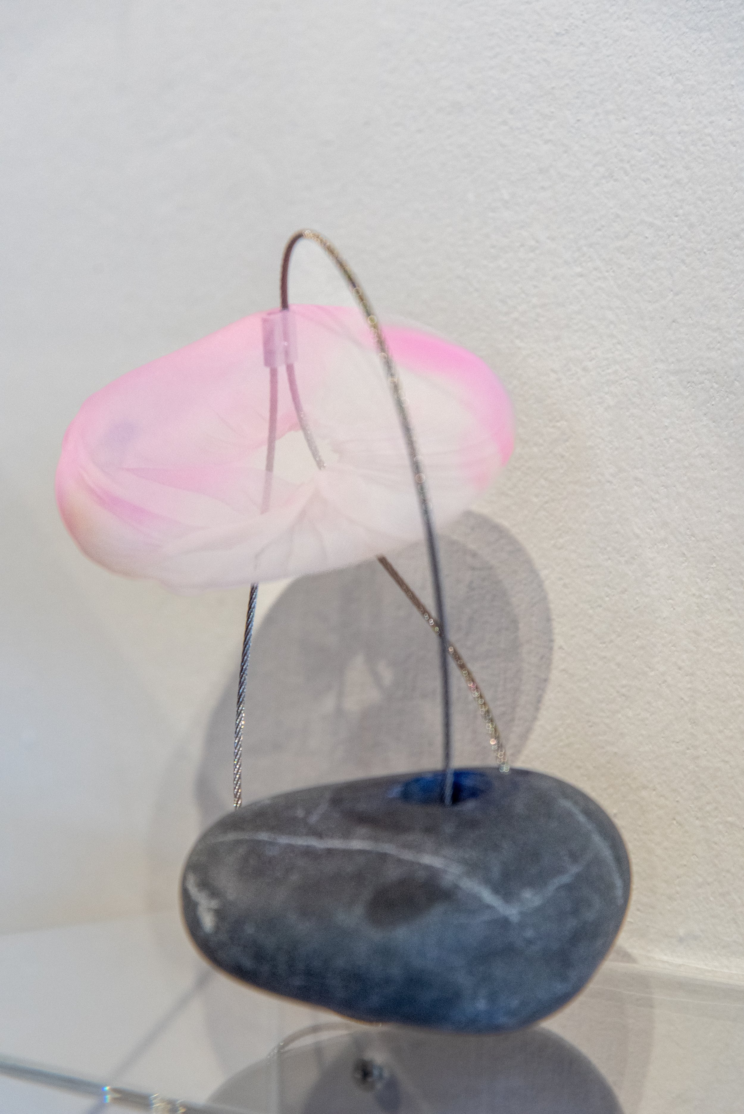 Rebecca Cross_Breath No. 10_dyed silk, steel cable, rock_2024_4.jpg