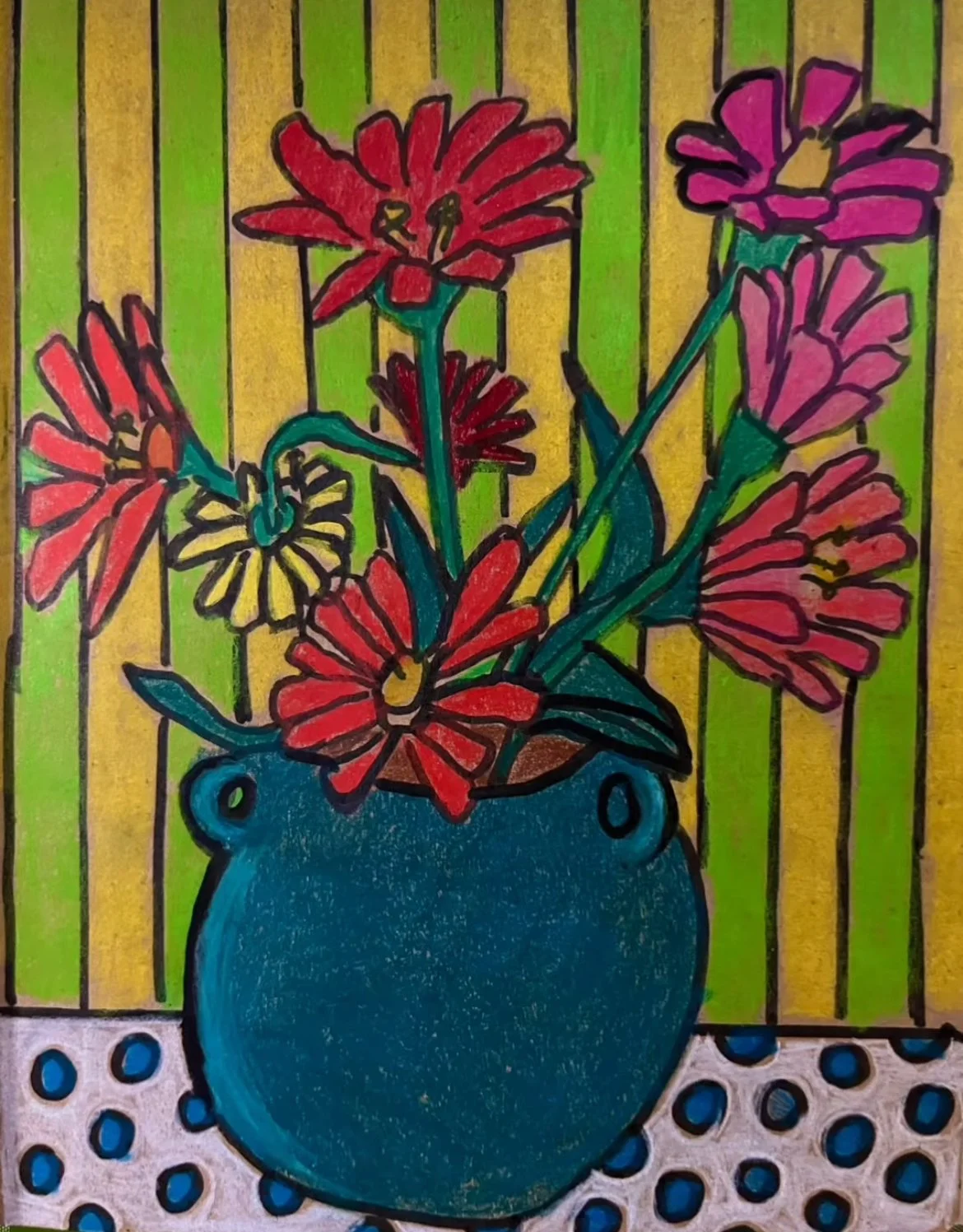 Liz Maugans - Ellen's Morning Cheer Zinnias