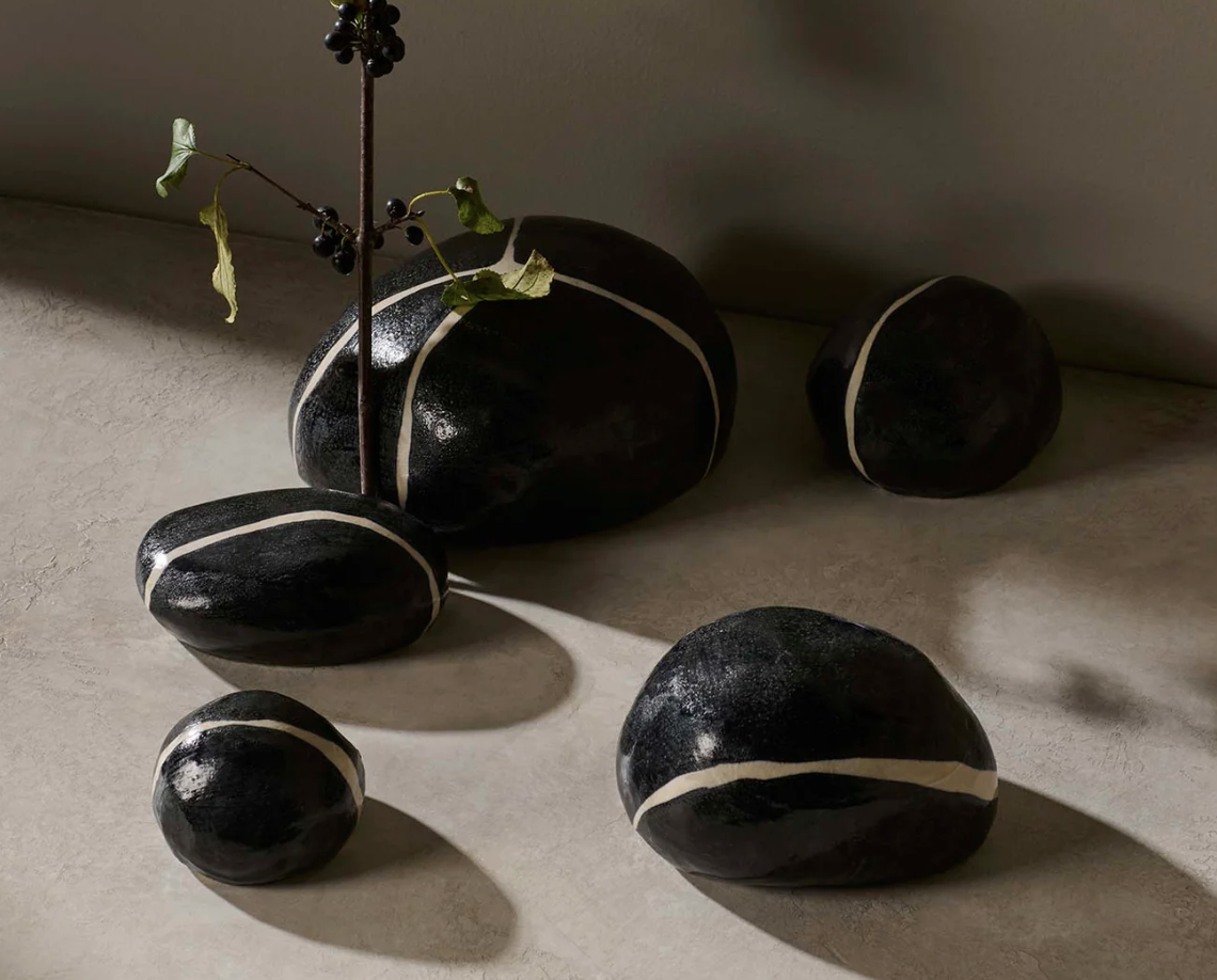 Lauren Herzak-Bauman - Six Pebbles