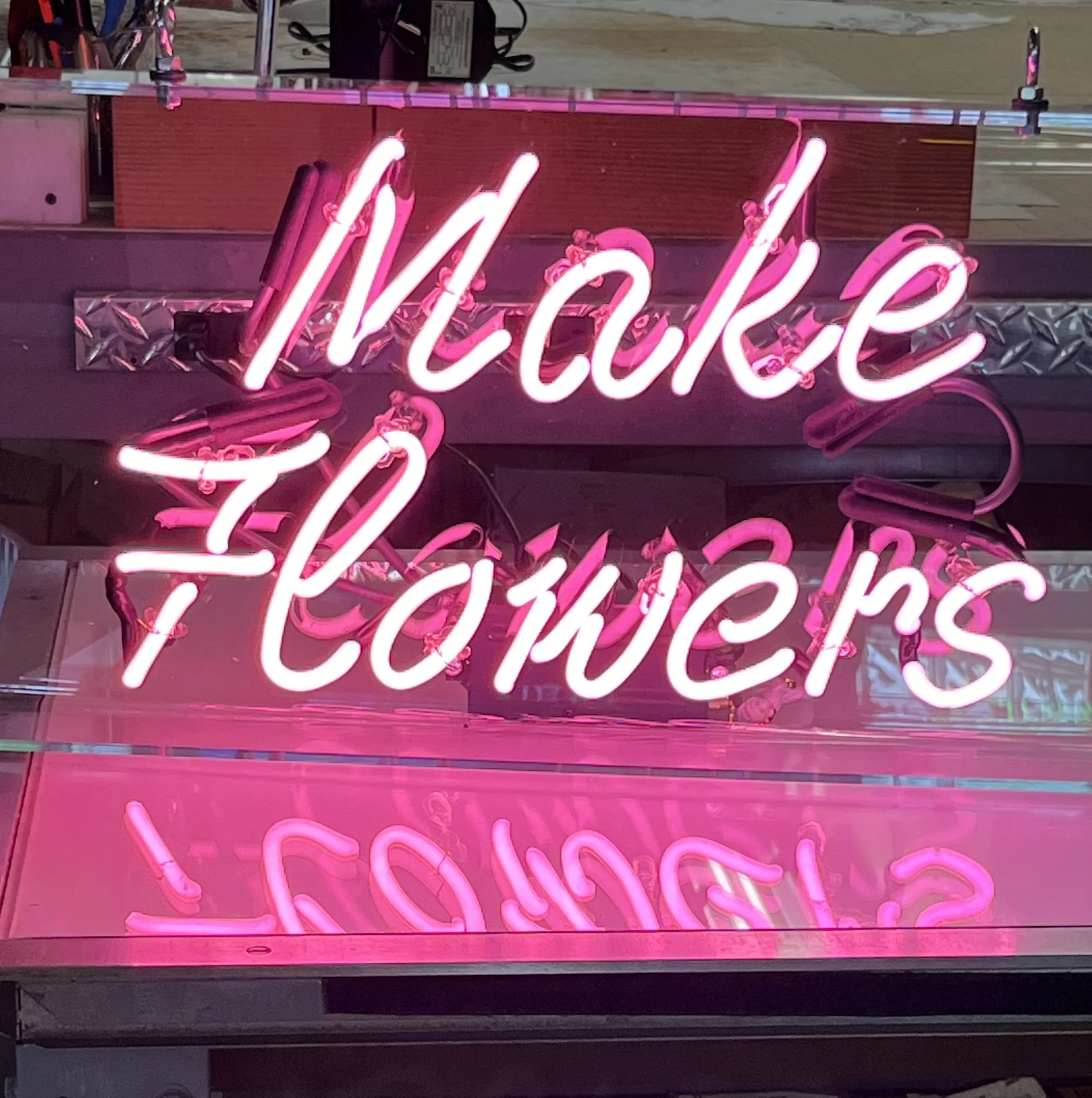 Liz Maugans - Make Flowers Neon Sign