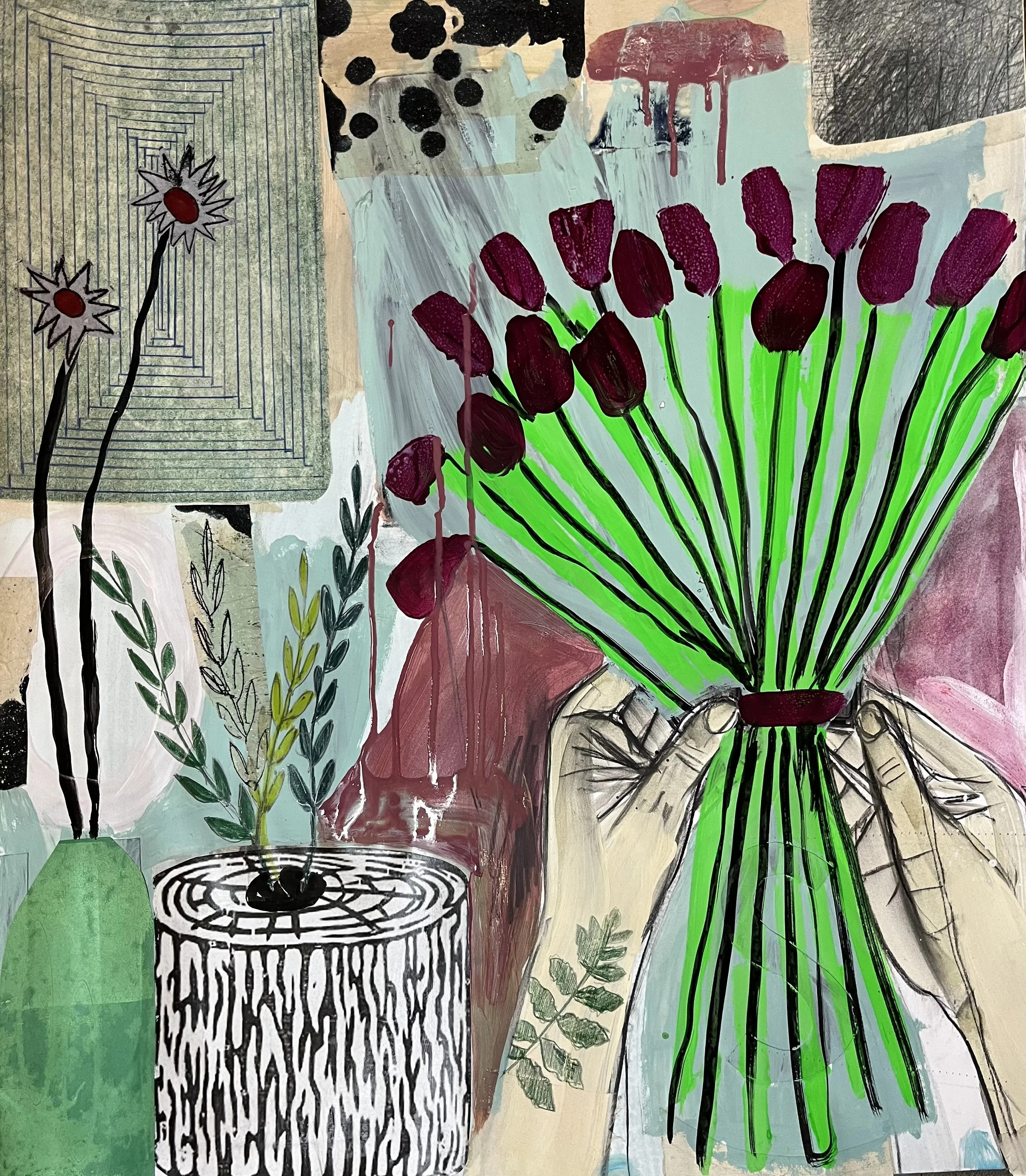 Liz Maugans - Hand Holding Flowers