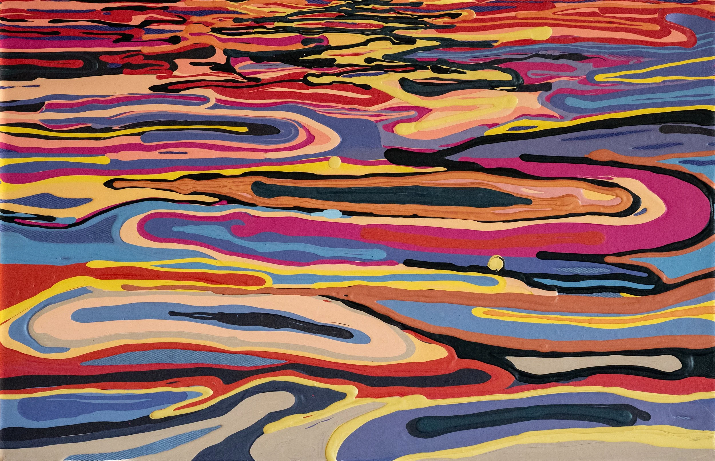 Hilary Gent - Lake Snippet, Exuberant Pink