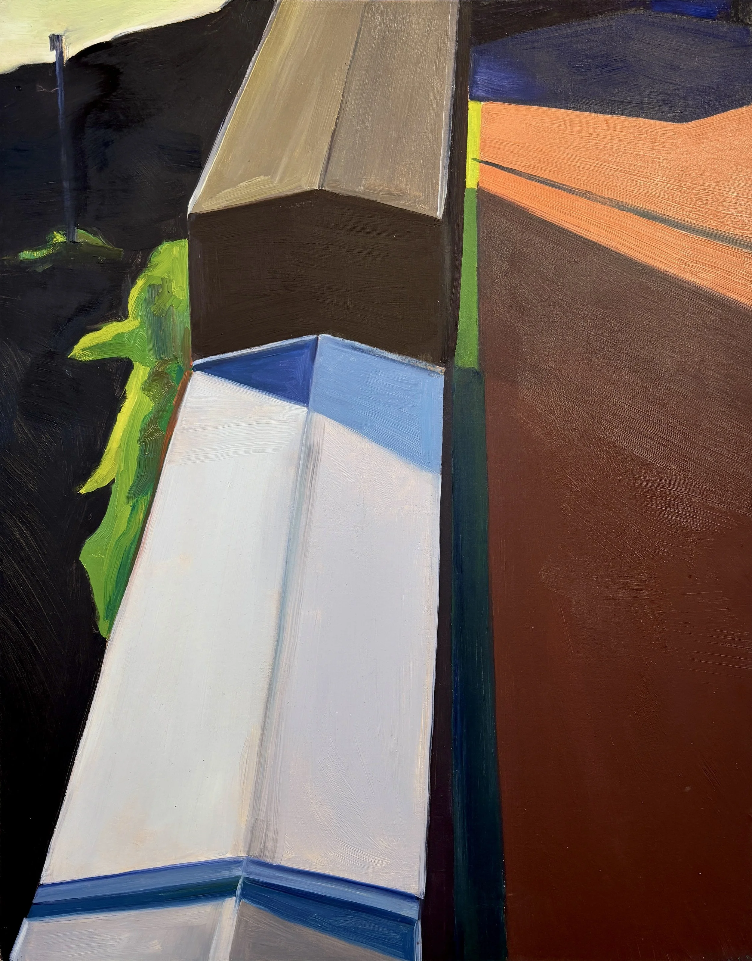 Hilary Gent - Orange Light Stripe