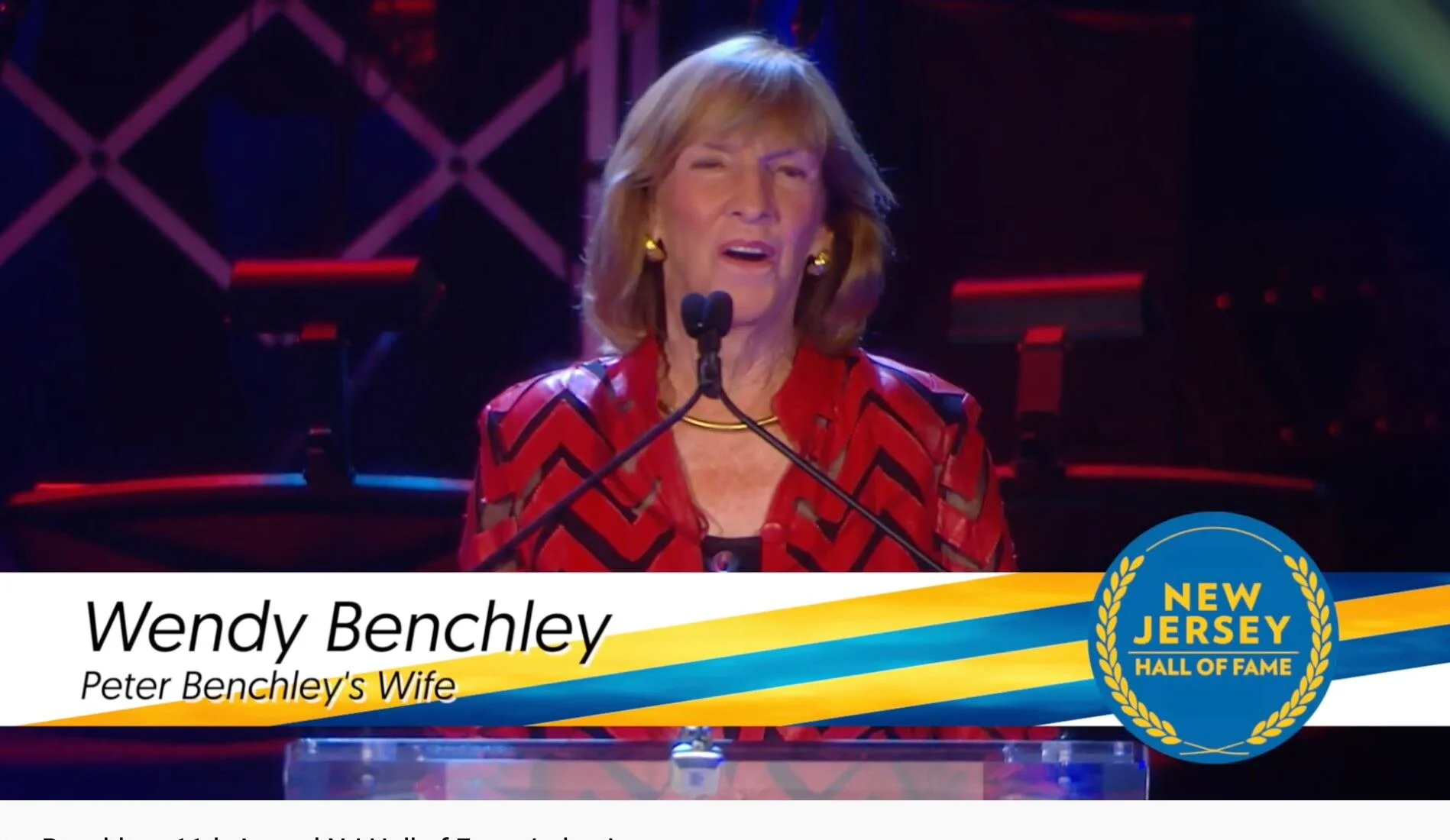 Peter's NJ Hall of Fame Induction