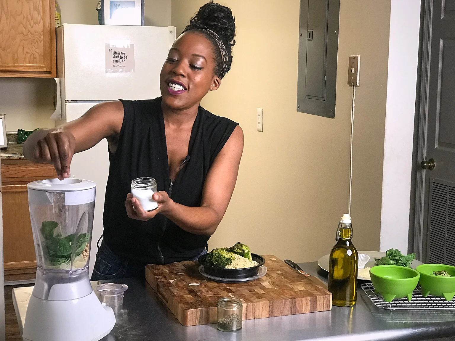 Grab and Go Meal using CBD Infused Pesto