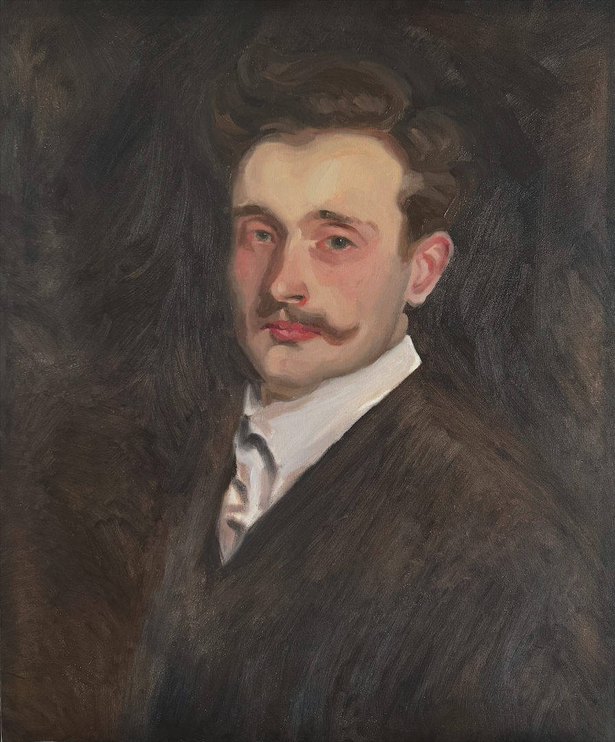   Master Study After Sargent  — oil on canvas, 50 X 60 cm, November 2025. 