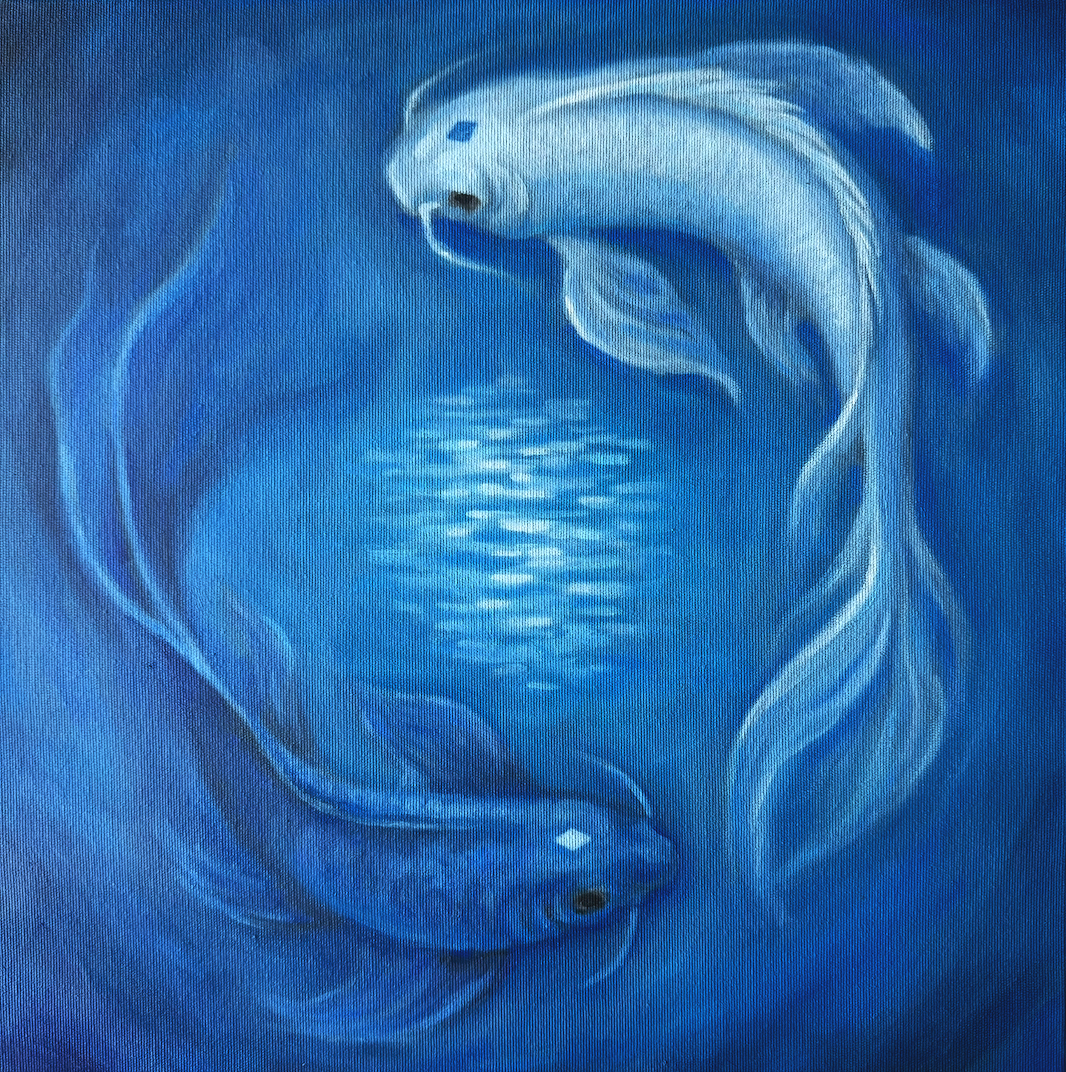   Tui &amp; La  — oil on canvas, 30 X 30 cm, December 2025. 