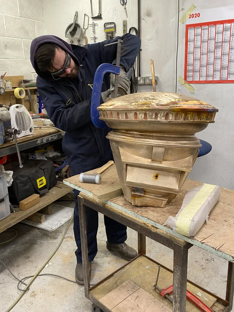 Chasing & Metal Work — Morris Singer Foundry