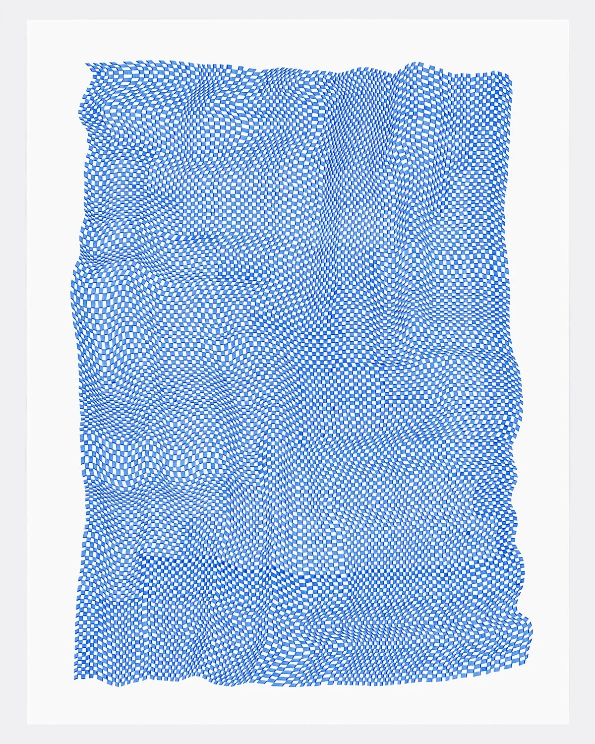 Squares 27 , 2019 acrylic on yupo heavy 26 x 20 in (66 x 50.8 cm)