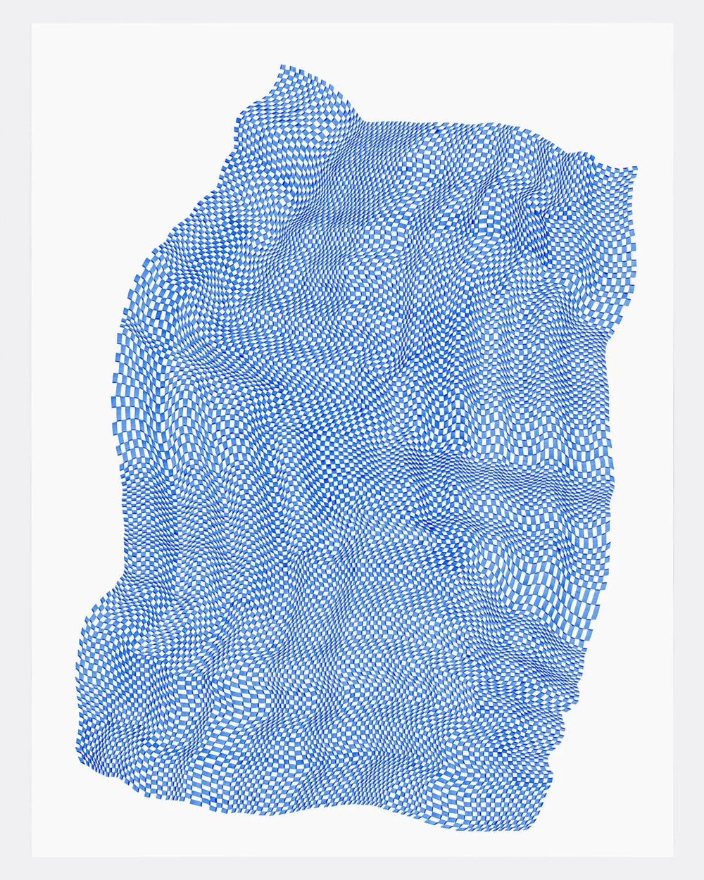 Squares 28 , 2019 acrylic on yupo heavy 26 x 20 in (66 x 50.8 cm)