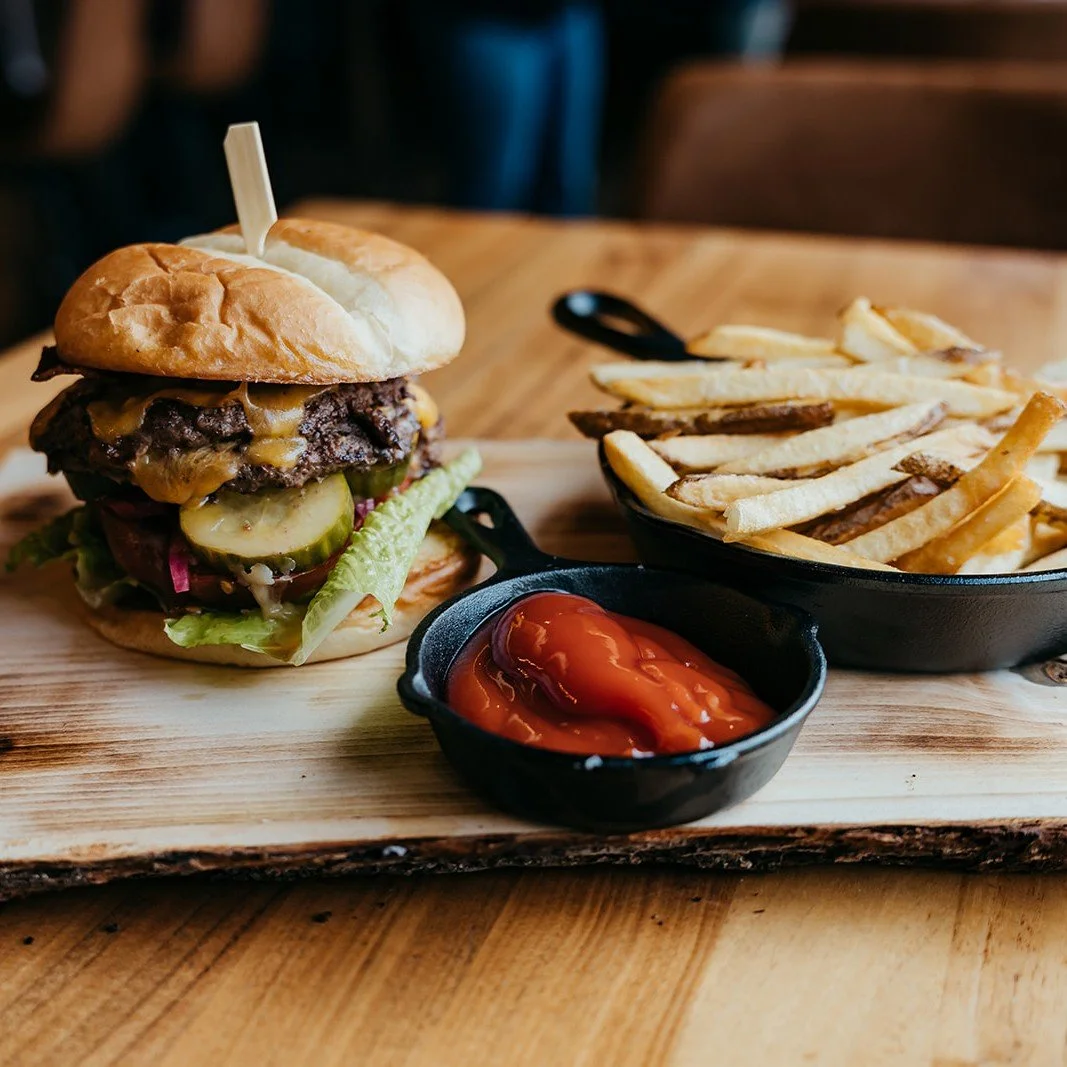 Burger and Fries