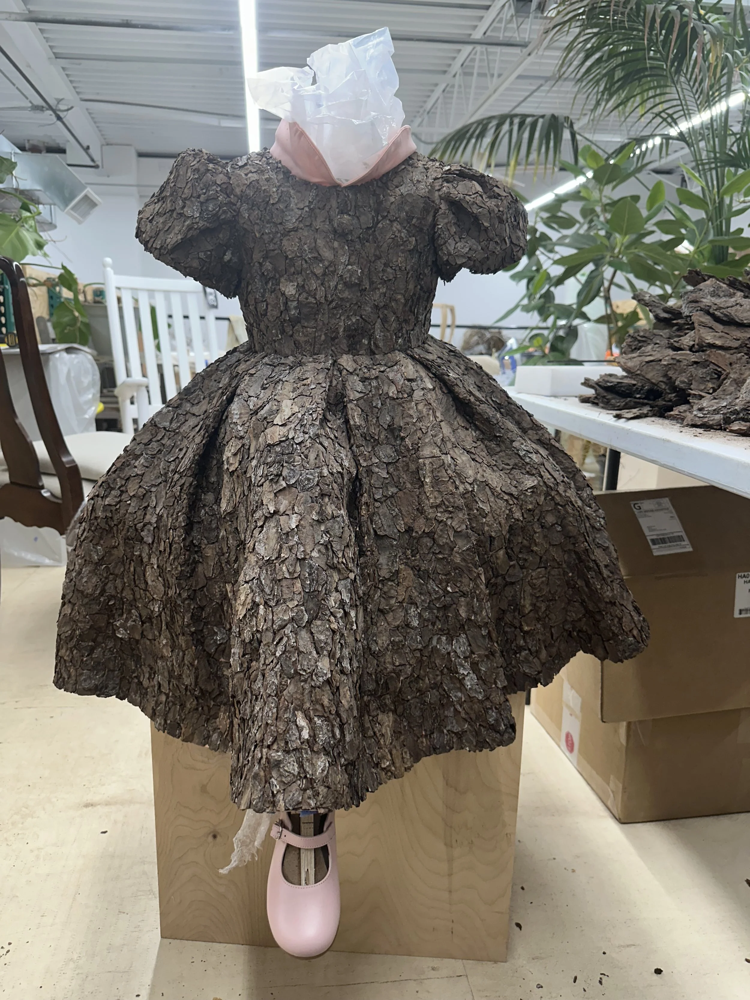 Pine Bark "Pinocchia" Dress