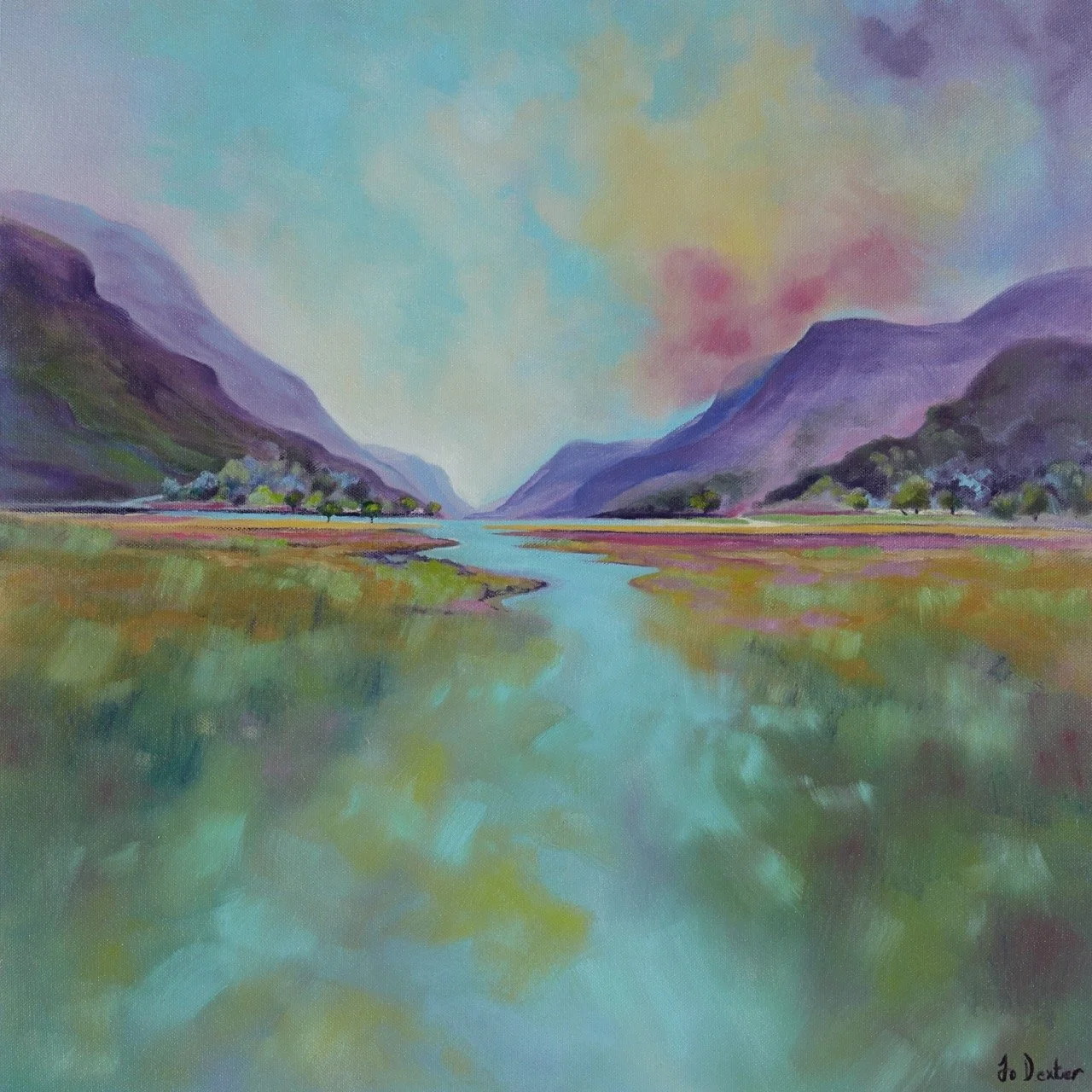 'Buttermere View' (Original) by Jo Dexter