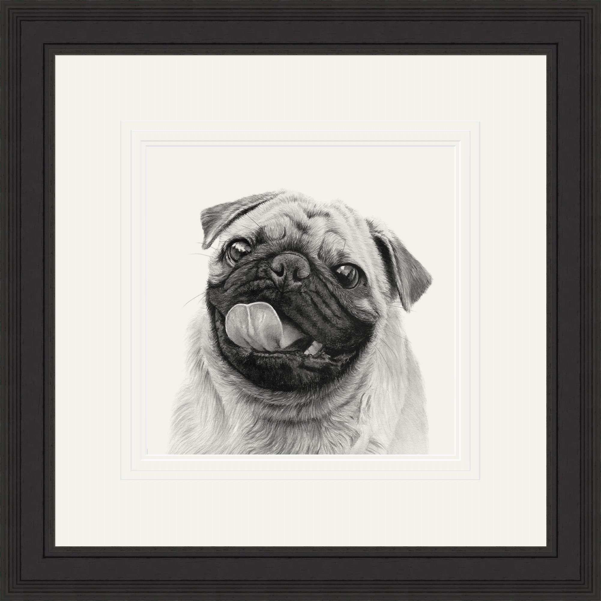 'Pug' (Original) by David Pooley