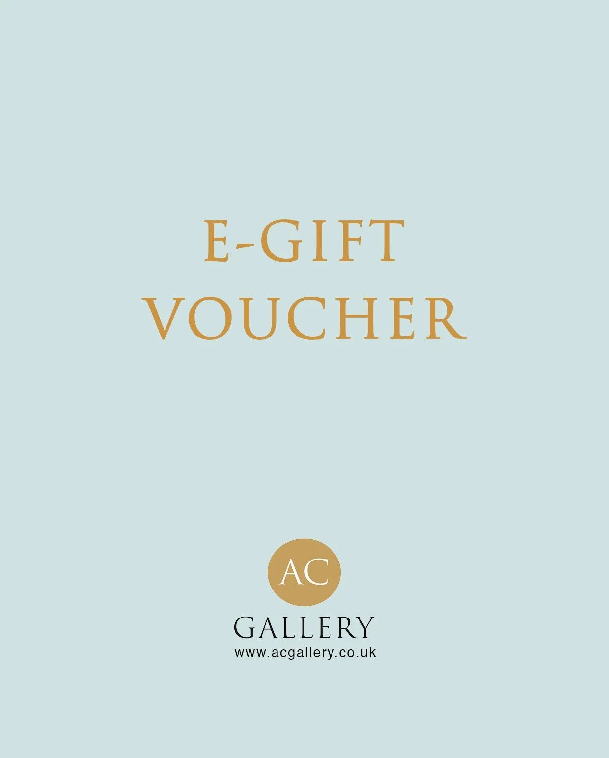E-Gift Voucher (Online Use Only)