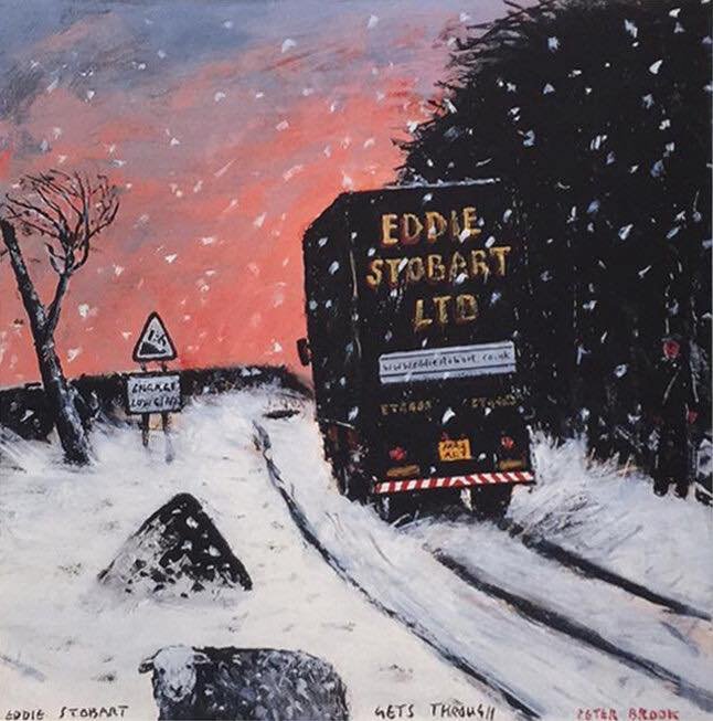 &lsquo;Eddie Stobart gets through&rsquo; by Peter Brook RBA