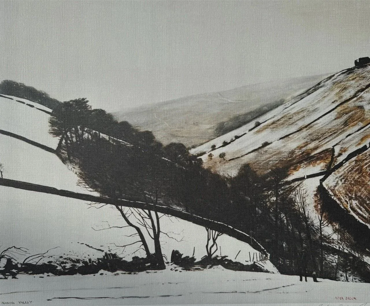&lsquo;Pennine valley&rsquo; by Peter Brook RBA