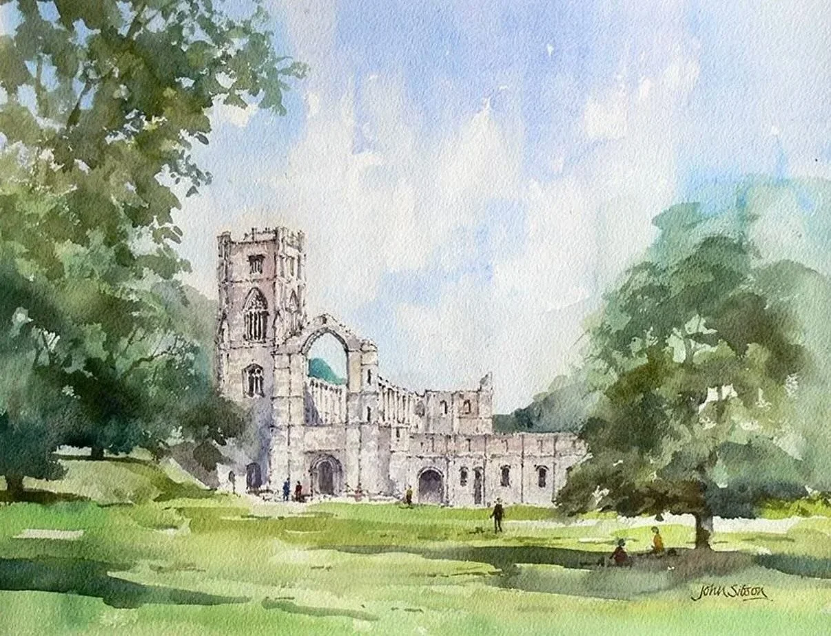 &lsquo;Fountains Abbey&rsquo; by John Sibson