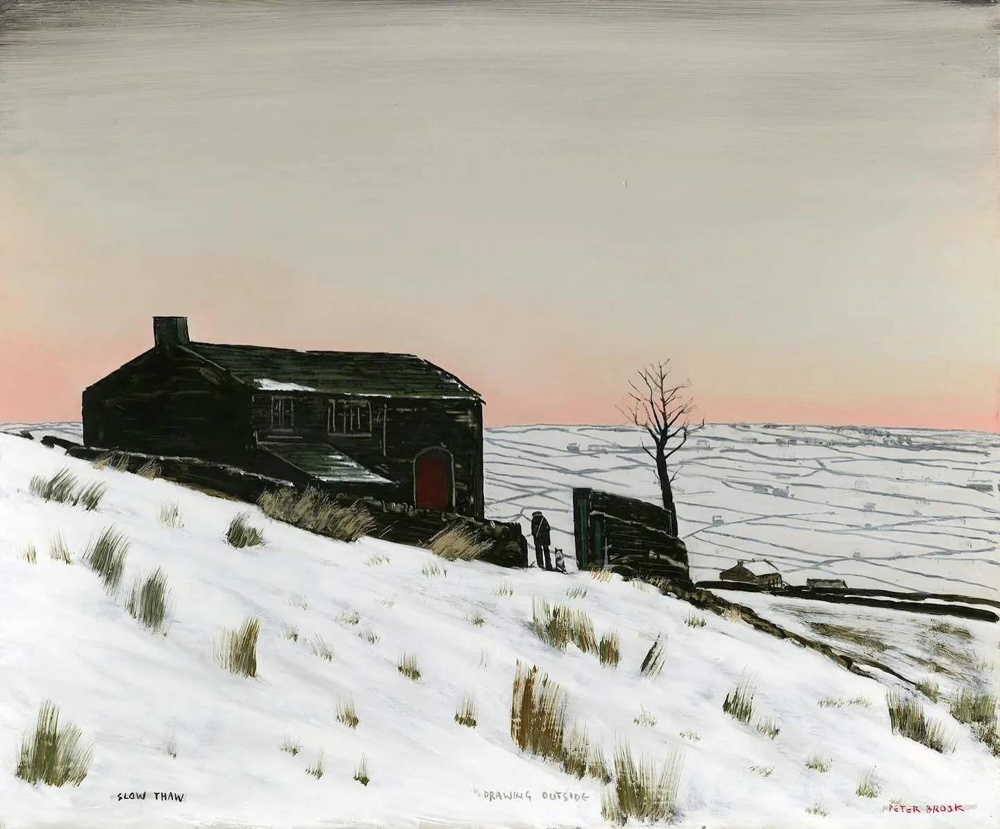 ⚫️⚫️⚫️⚫️ BROOK FRIDAY ⚫️⚫️⚫️⚫️

20% off Peter Brook estate approved prints online and in-store! 

Pictured: &lsquo;Slow thaw, drawing outside&rsquo; 

www.acgallery.co.uk/peter-brook-rba 🌨