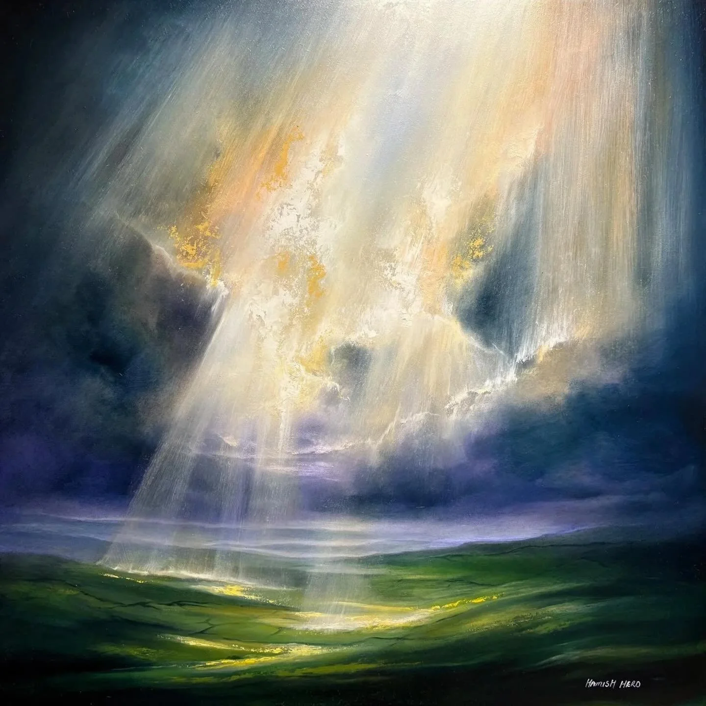 &lsquo;Where silence broke&rsquo; (Original) by Hamish Herd