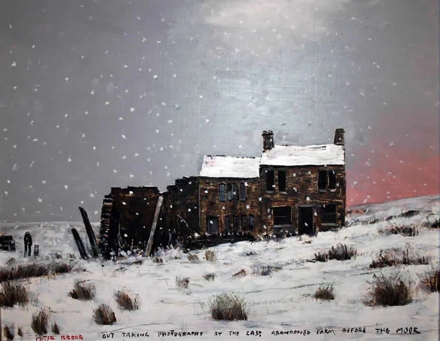 &lsquo;Out taking photographs by the last abandoned farm before the moor&rsquo; by Peter Brook RBA