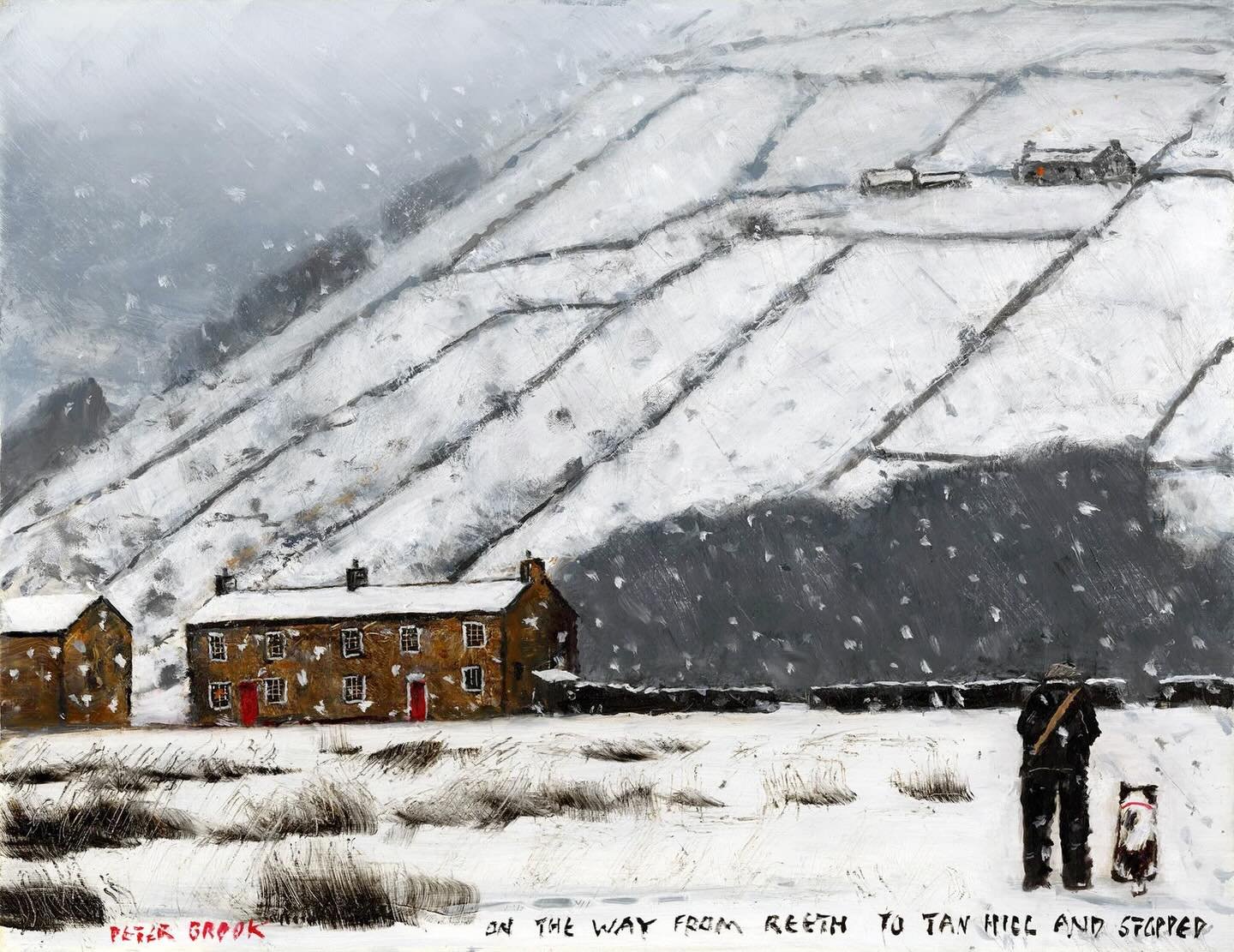 &lsquo;On the way from Reeth to Tan Hill and stopped&rsquo; by Peter Brook RBA