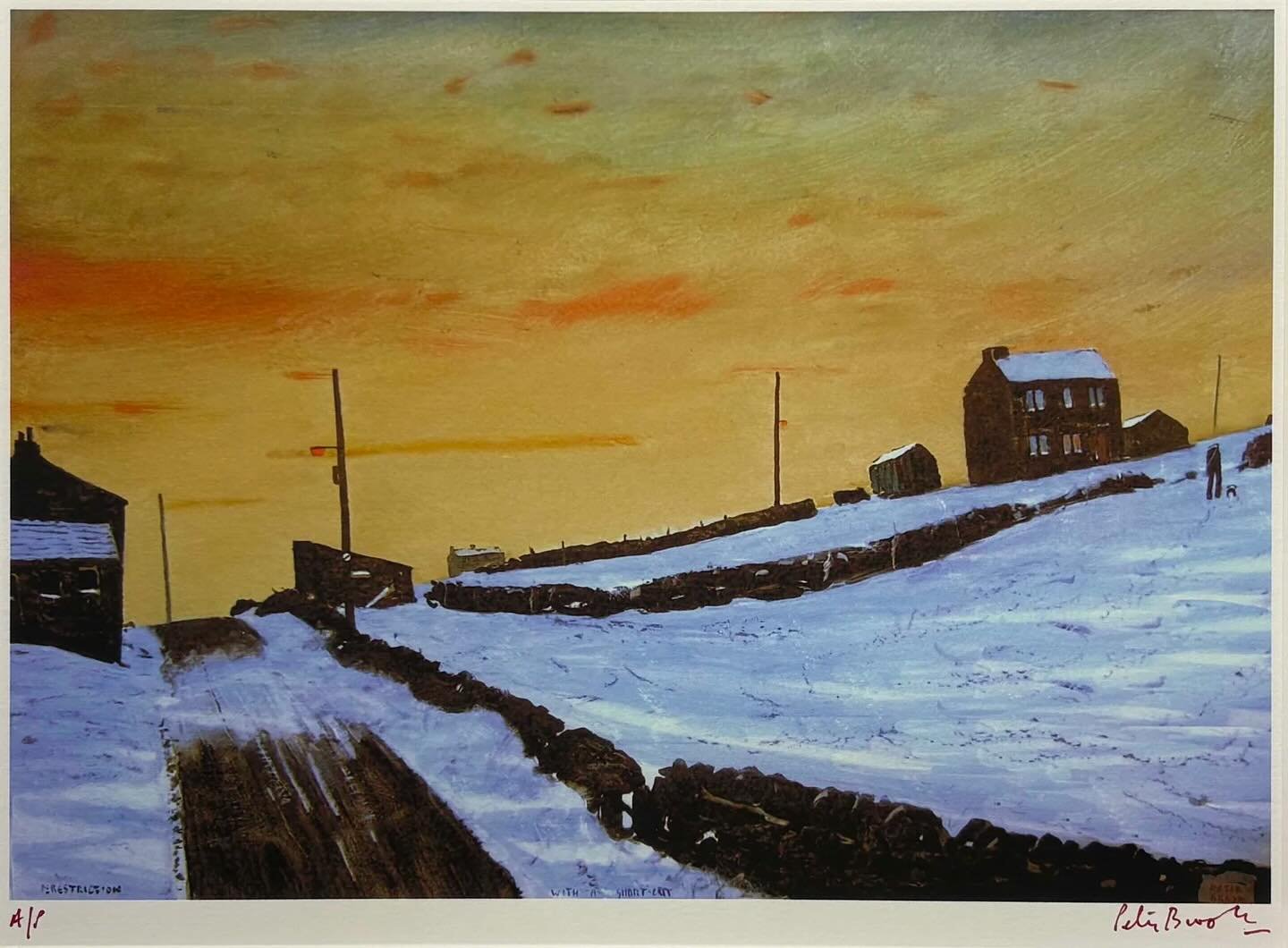 &lsquo;Derestriction&rsquo; by Peter Brook RBA - this is a signed artist proof that&rsquo;s available at our Peter Brook Exhibition in at AC Gallery Skipton