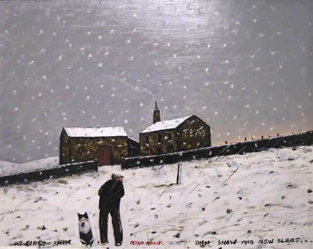 &lsquo;At first rain, then snow and now sleet&hellip;.&rsquo; by Peter Brook RBA