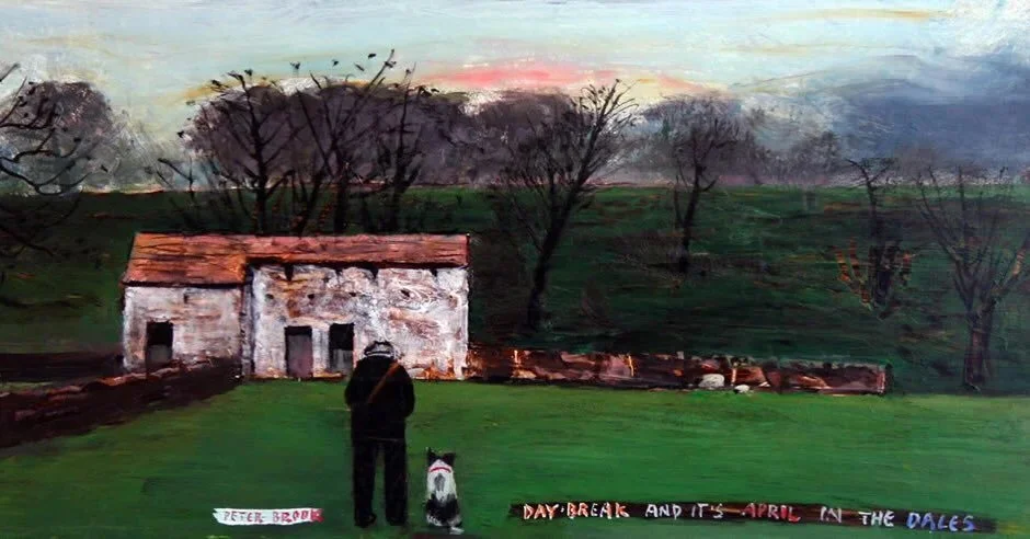 &lsquo;Daybreak and it&rsquo;s April in the Dales&rsquo; by Peter Brook RBA