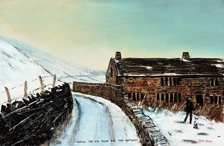 &lsquo;Keeping the dog back for the moment&rsquo; by Peter Brook RBA